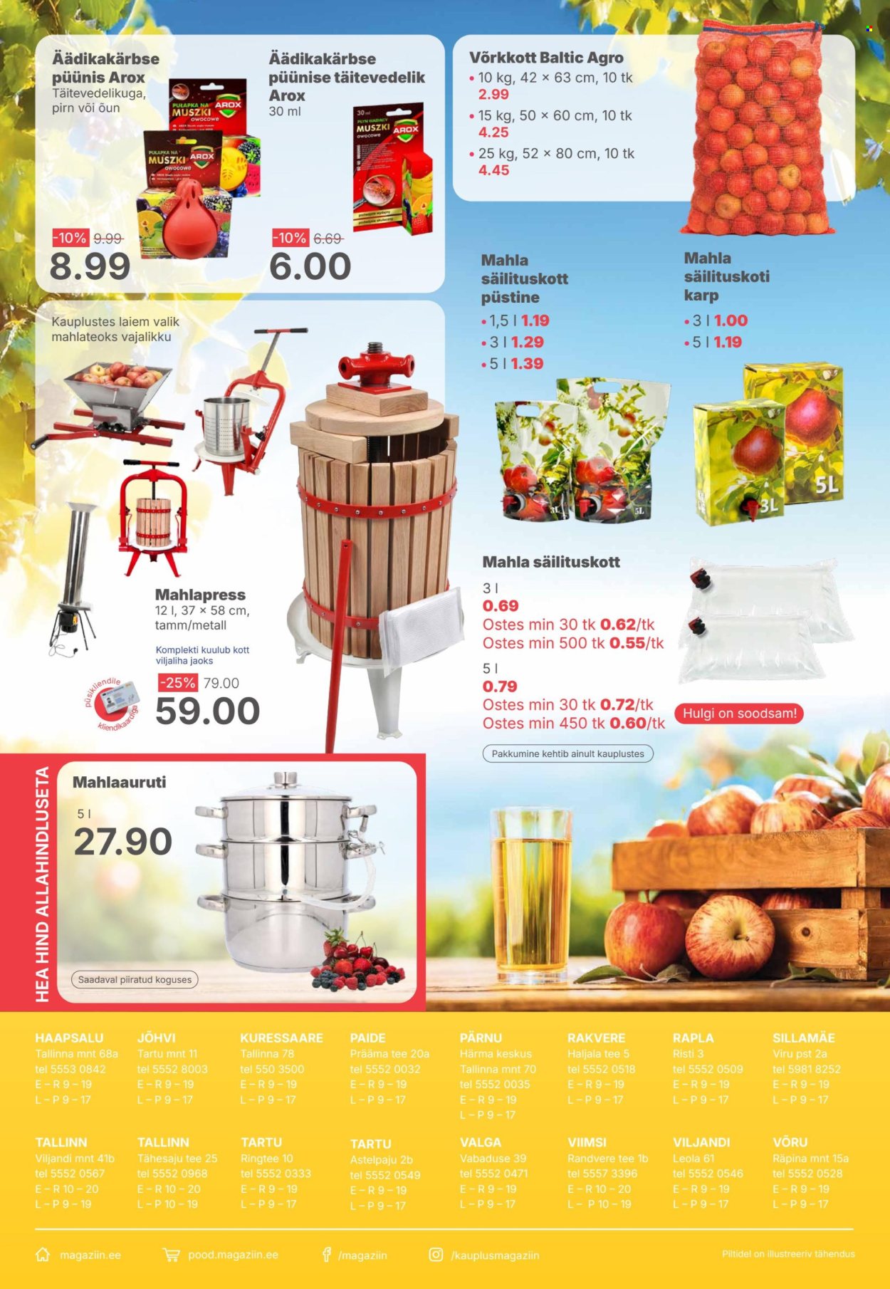 Magaziin kliendileht (6.08 - 2.09.2026)