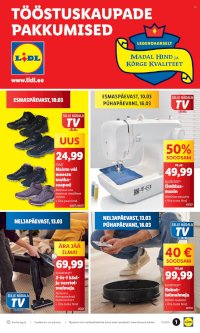 Lidl kliendileht - Tööstuskaupade pakkumised (10.03 - 16.03.2025)