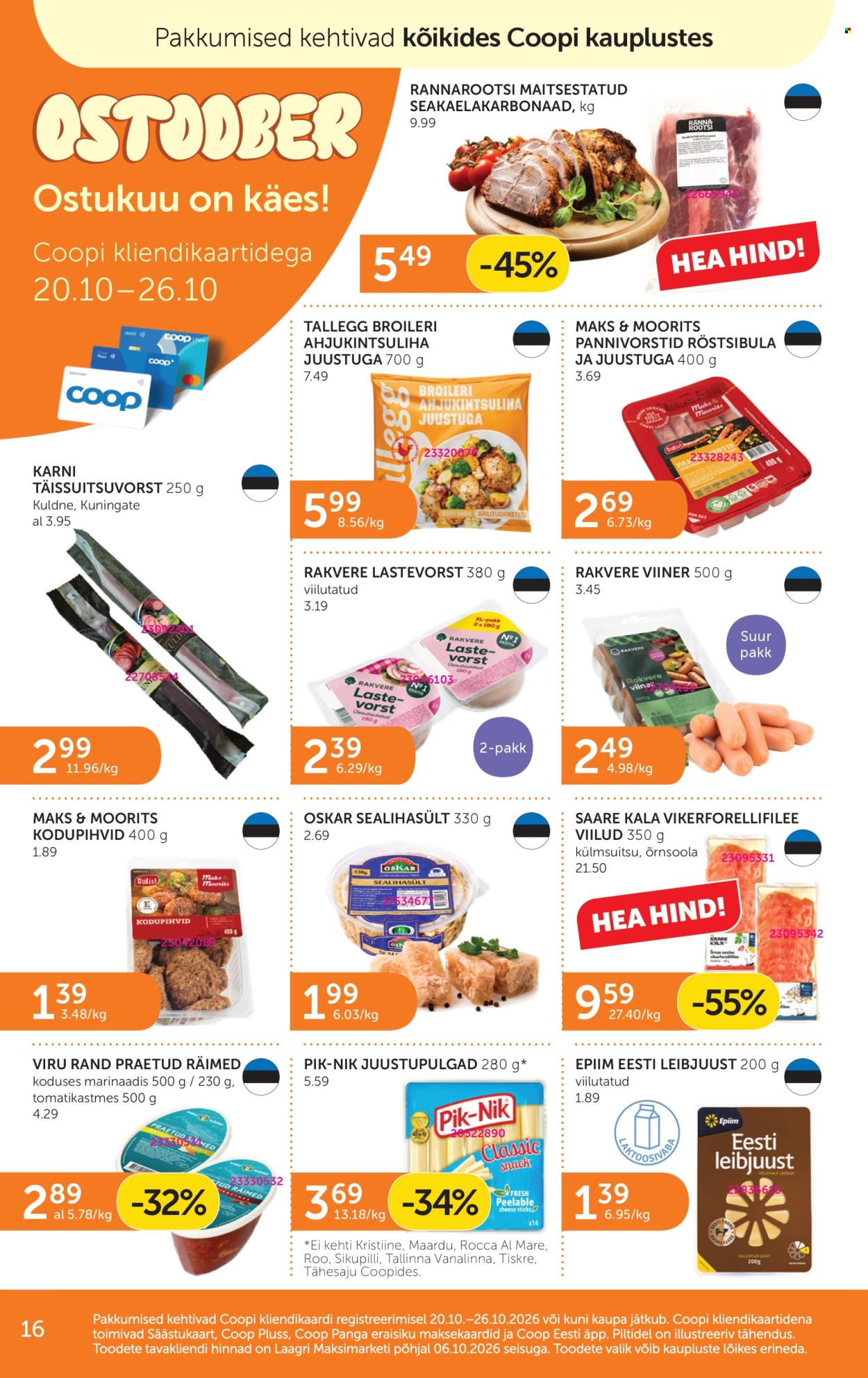 Coop kliendileht (20.10 - 26.10.2026)