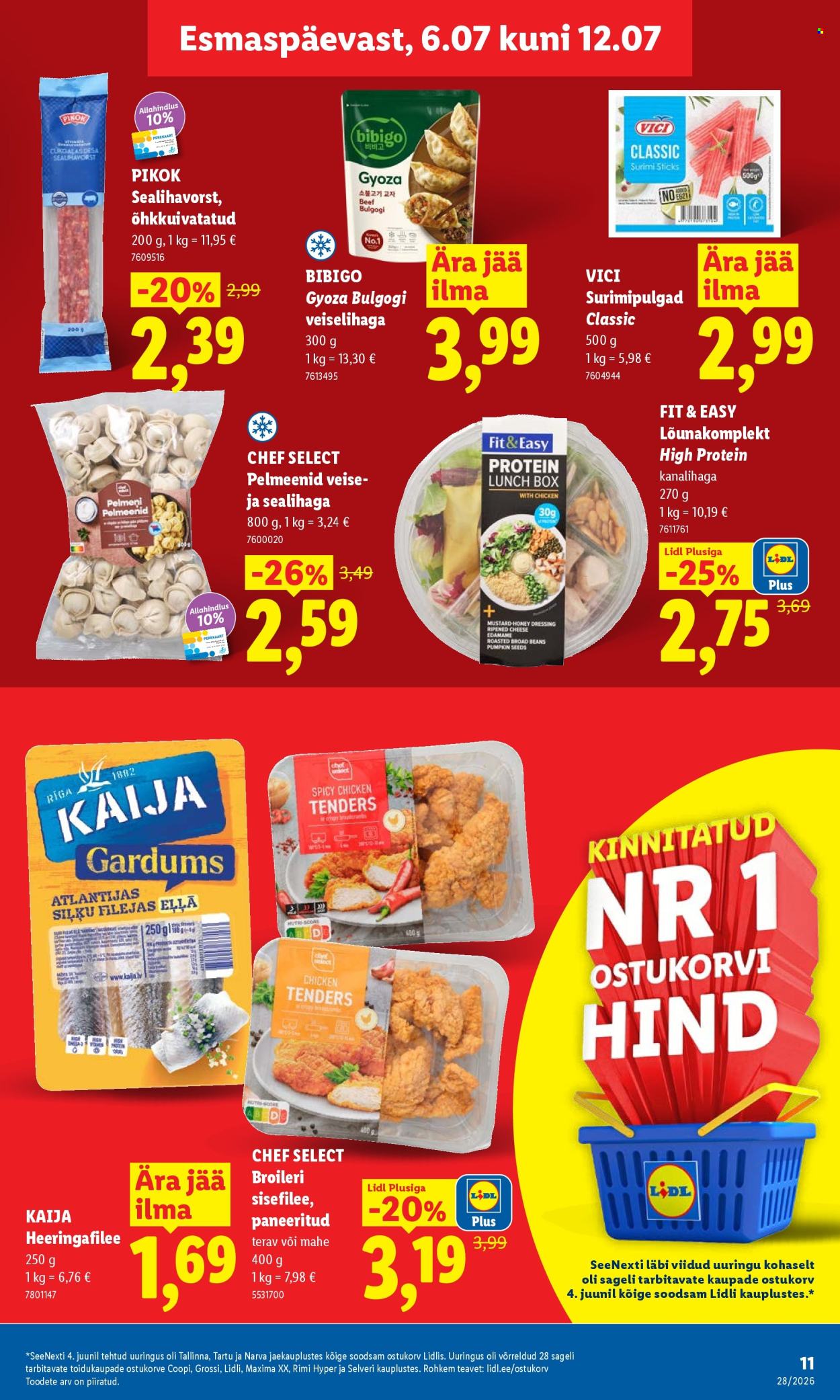 Lidl kliendileht (6.07 - 12.07.2026)