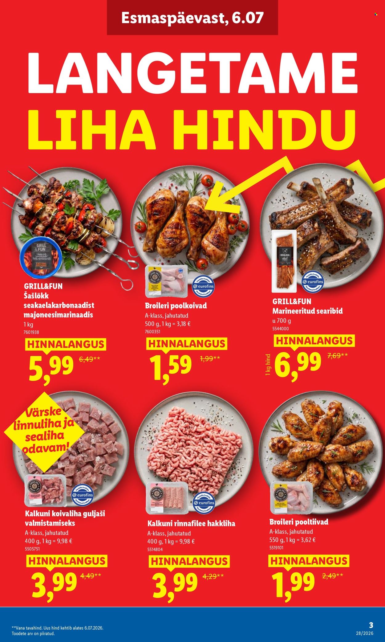 Lidl kliendileht (6.07 - 12.07.2026)