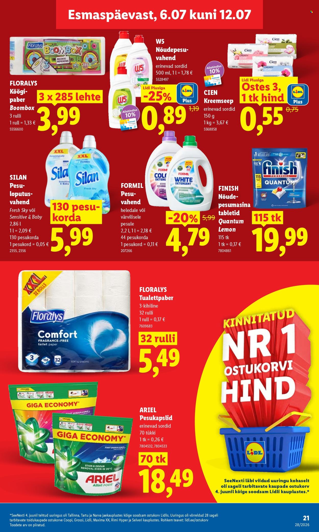 Lidl kliendileht (6.07 - 12.07.2026)