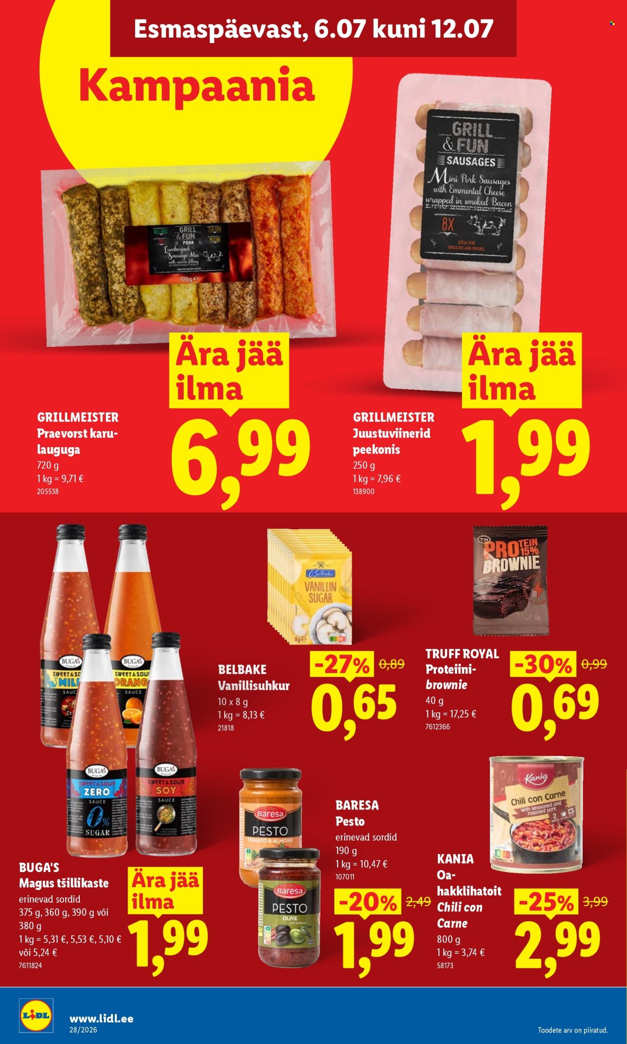 Lidl kliendileht (6.07 - 12.07.2026)