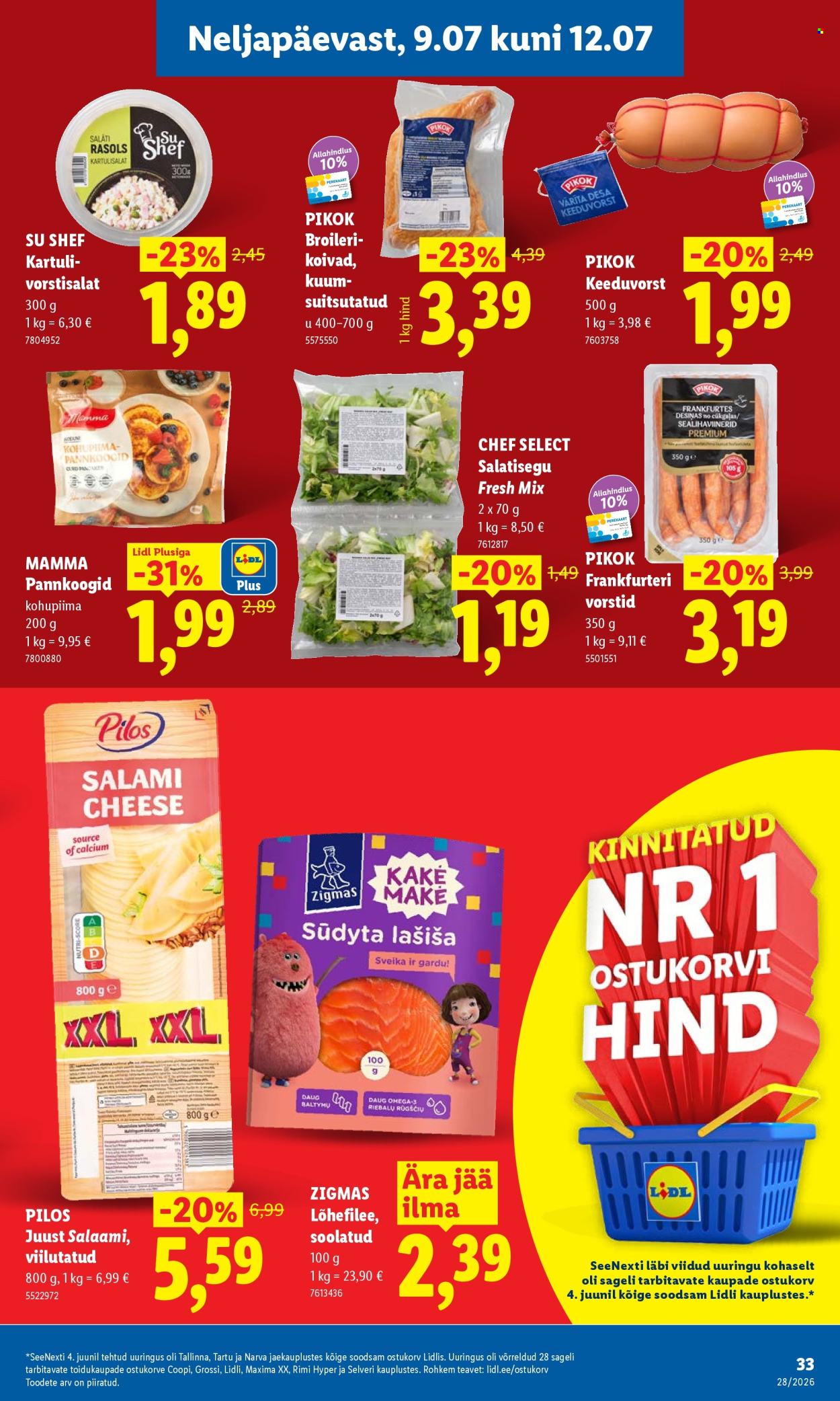 Lidl kliendileht (6.07 - 12.07.2026)