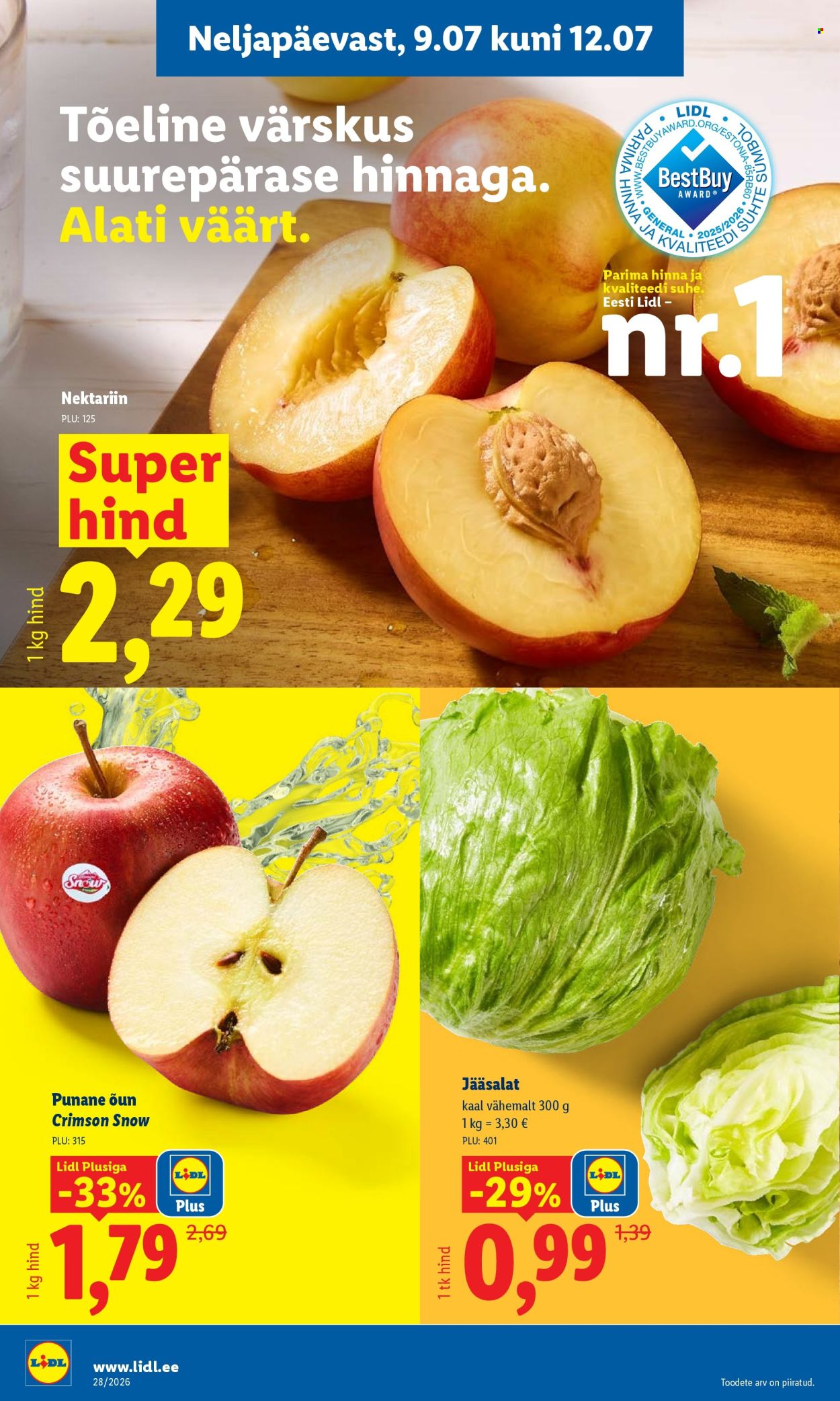 Lidl kliendileht (6.07 - 12.07.2026)
