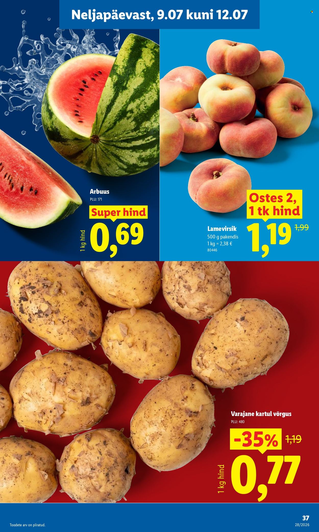 Lidl kliendileht (6.07 - 12.07.2026)
