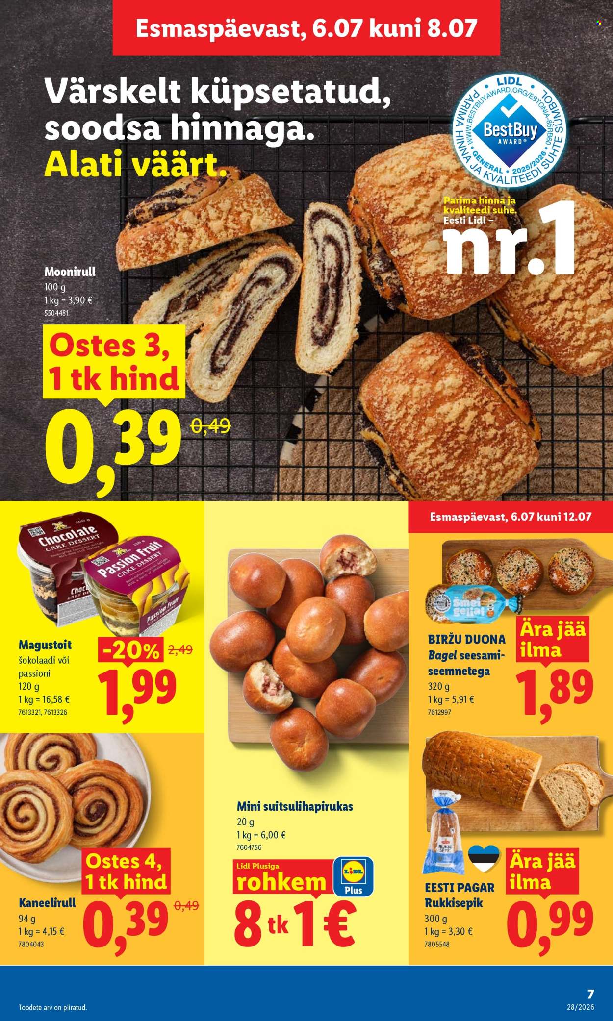 Lidl kliendileht (6.07 - 12.07.2026)