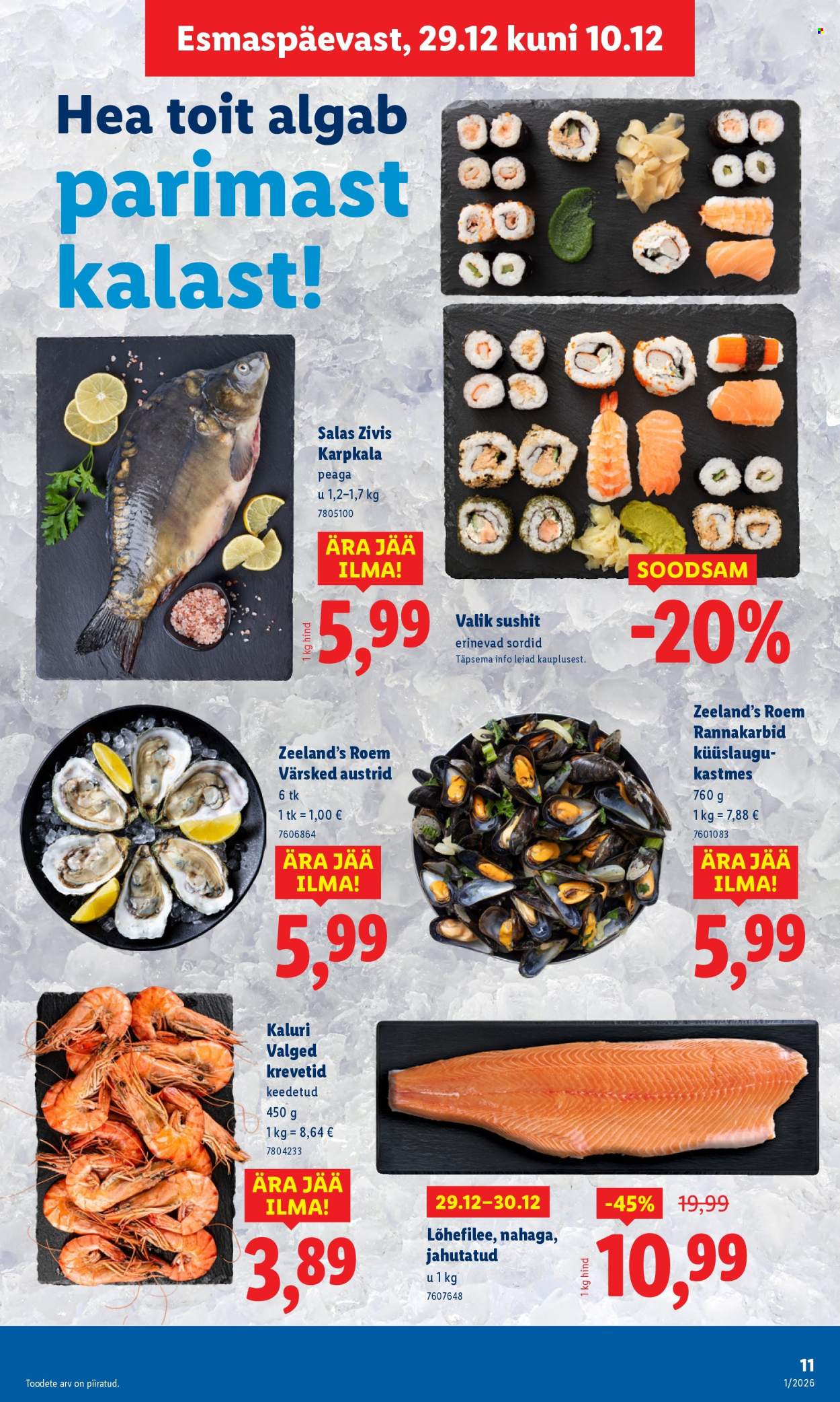 Lidl kliendileht - Kliendileht (29.12.2025 - 4.01.2026)