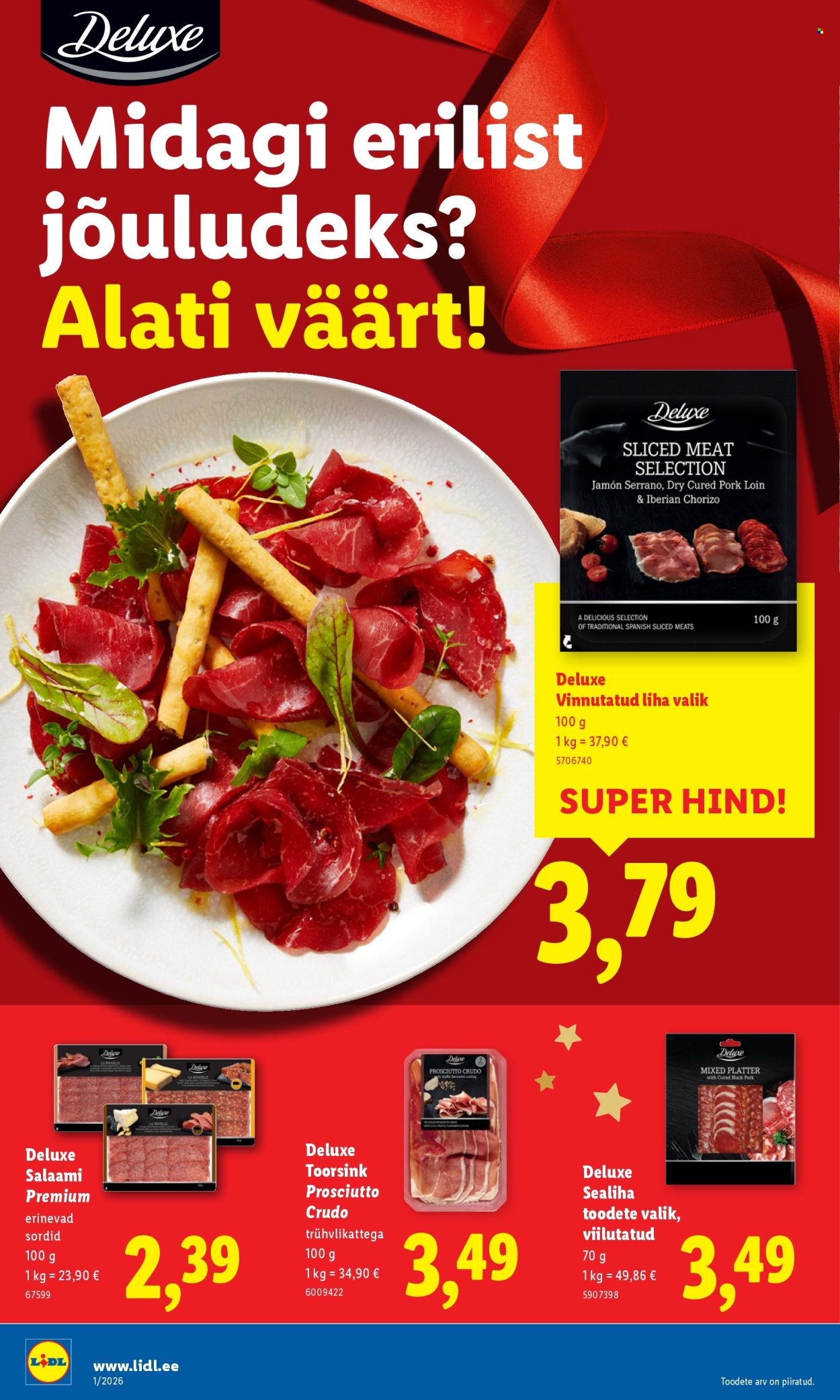 Lidl kliendileht - Kliendileht (29.12.2025 - 4.01.2026)