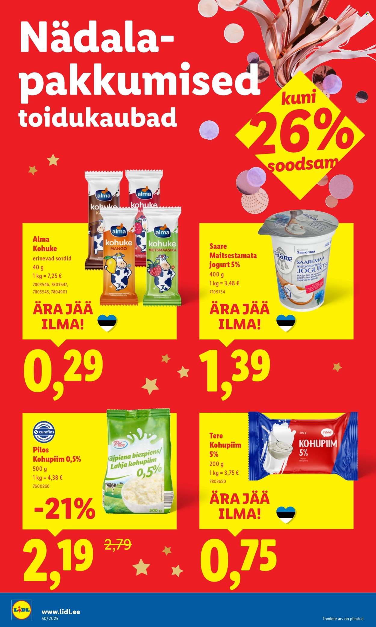 Lidl kliendileht - Kliendileht (29.12.2025 - 4.01.2026)