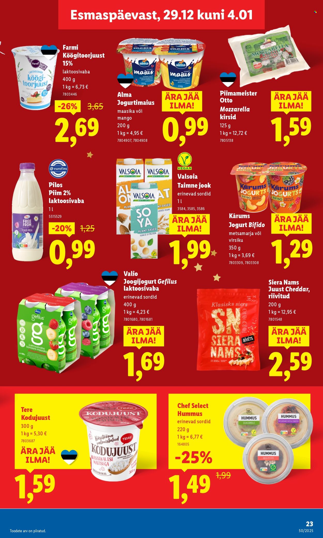 Lidl kliendileht - Kliendileht (29.12.2025 - 4.01.2026)