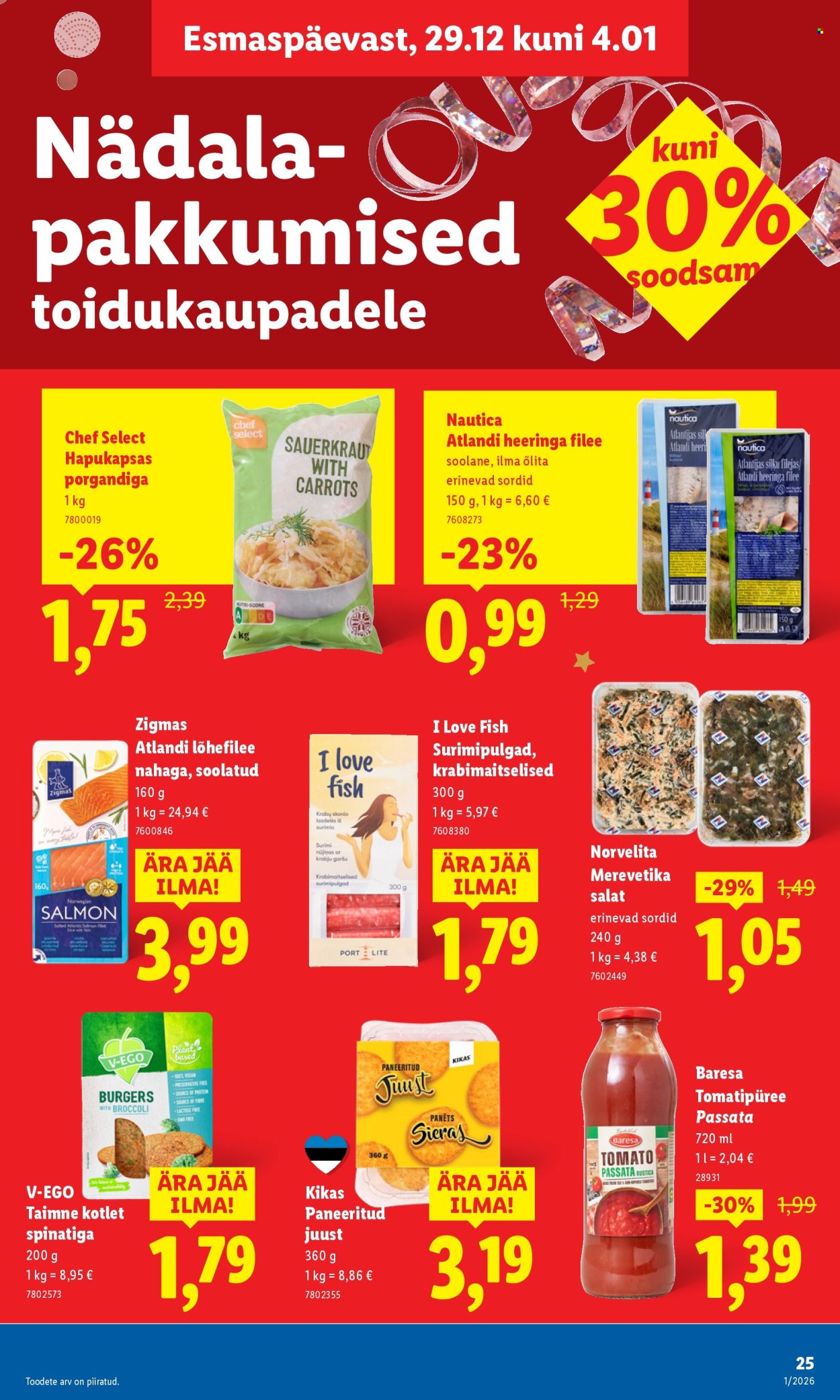 Lidl kliendileht - Kliendileht (29.12.2025 - 4.01.2026)