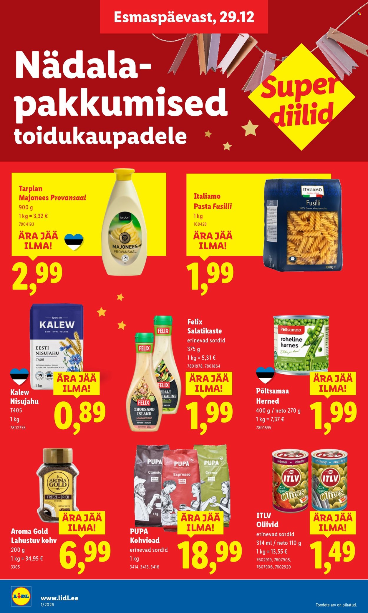 Lidl kliendileht - Kliendileht (29.12.2025 - 4.01.2026)