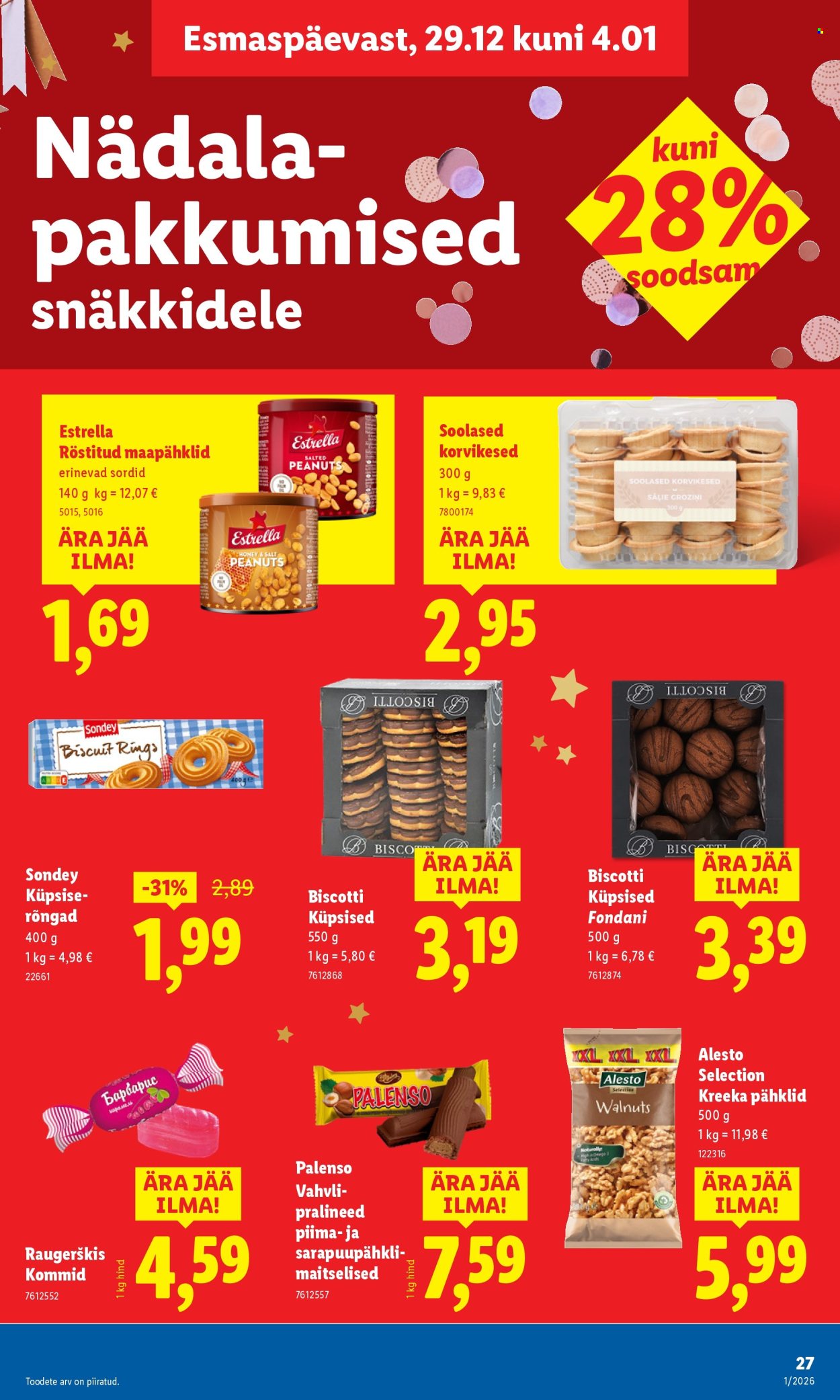 Lidl kliendileht - Kliendileht (29.12.2025 - 4.01.2026)
