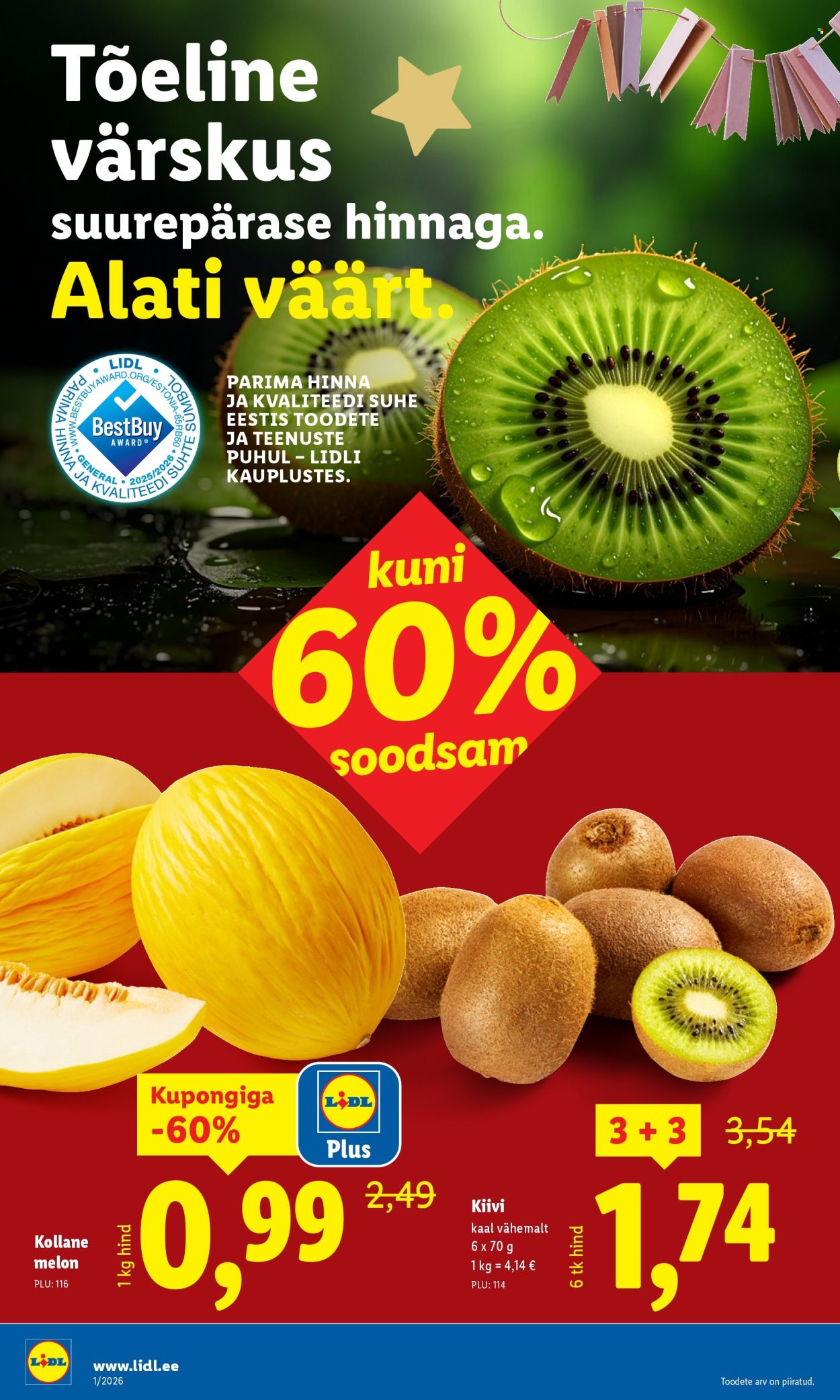 Lidl kliendileht - Kliendileht (29.12.2025 - 4.01.2026)