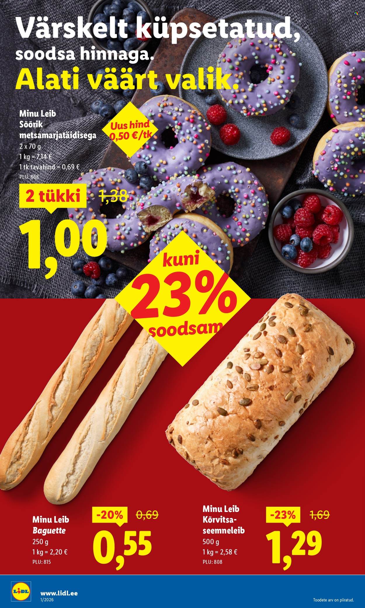 Lidl kliendileht - Kliendileht (29.12.2025 - 4.01.2026)