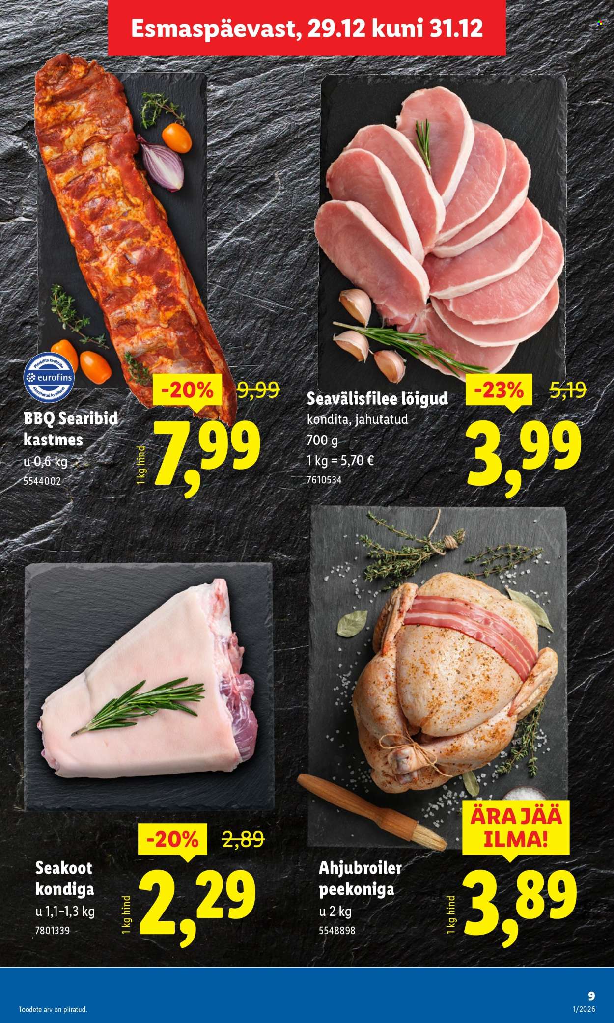 Lidl kliendileht - Kliendileht (29.12.2025 - 4.01.2026)