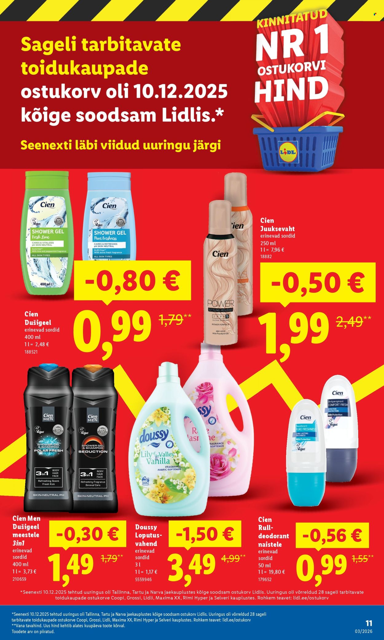 Lidl kliendileht - Suur hinnalangus Alates (12.01 - 18.01.2026)