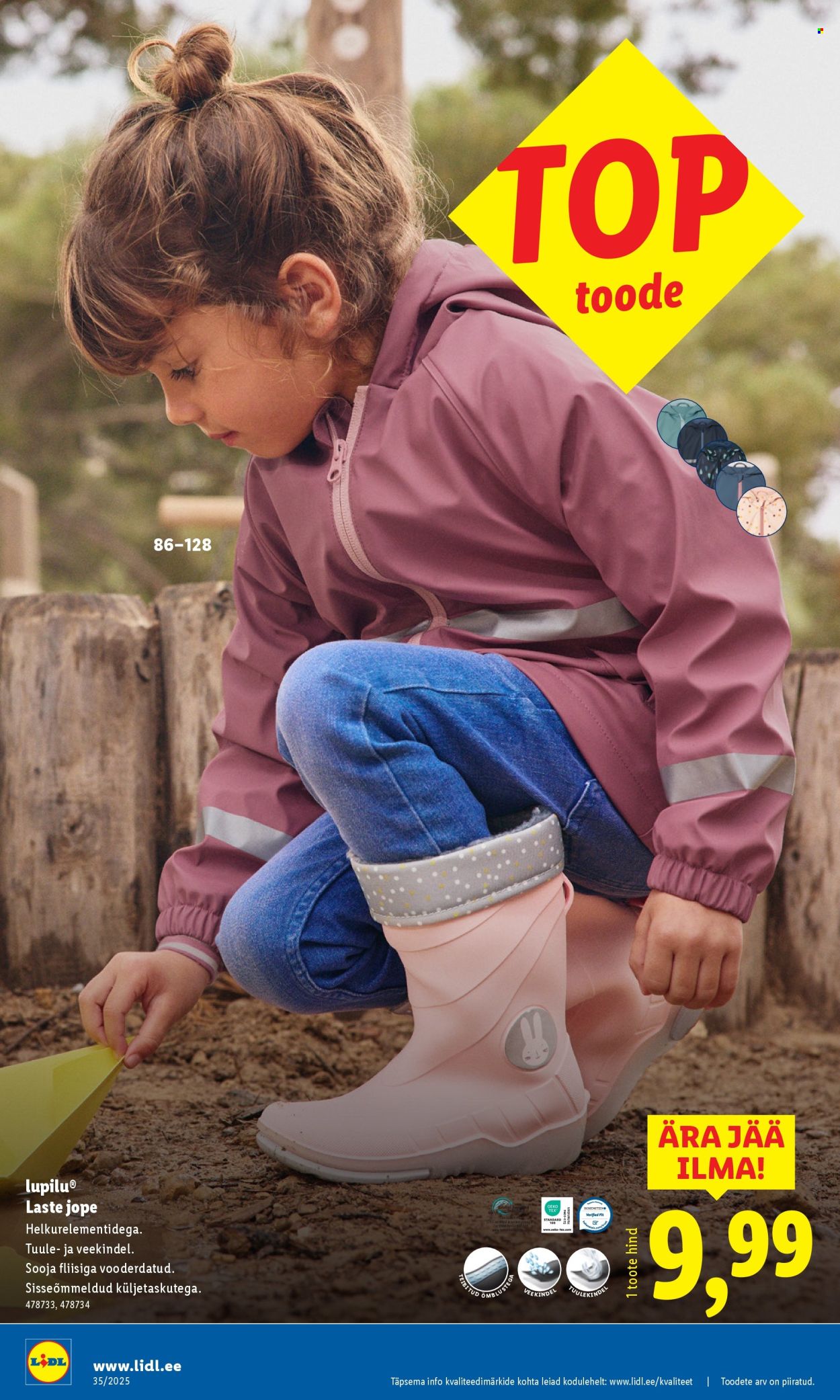 Lidl kliendileht - Tööstuskaupade pakkumised (25.08 - 31.08.2025)