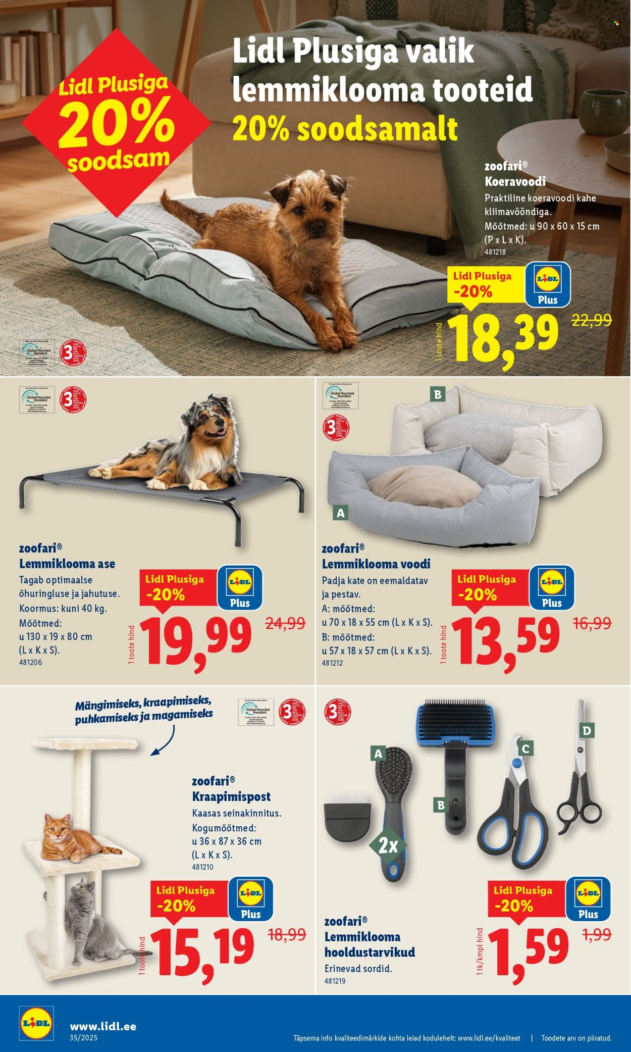 Lidl kliendileht - Tööstuskaupade pakkumised (25.08 - 31.08.2025)