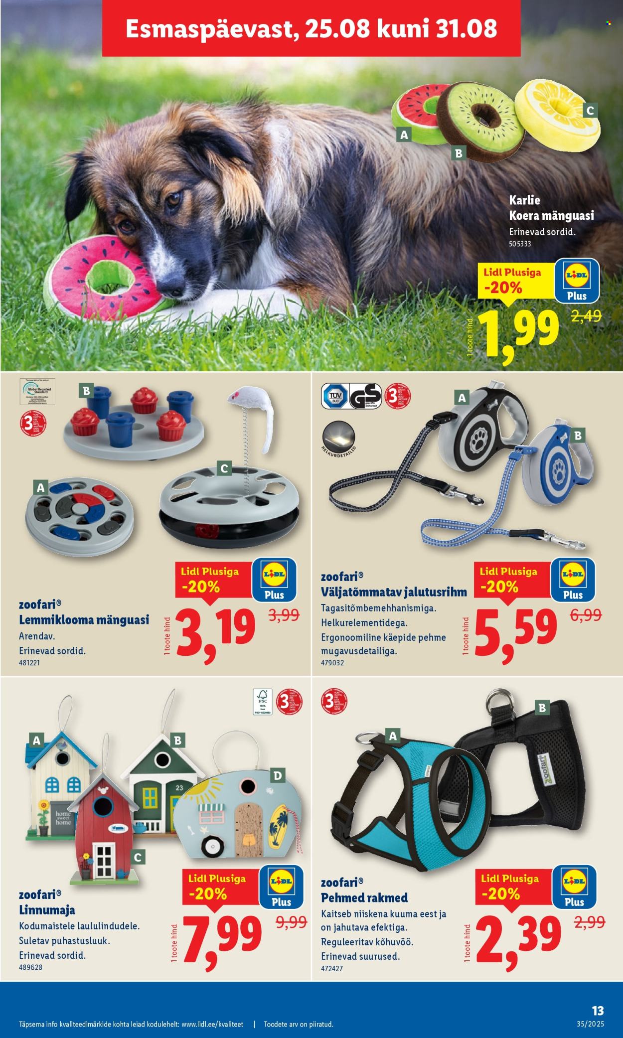 Lidl kliendileht - Tööstuskaupade pakkumised (25.08 - 31.08.2025)