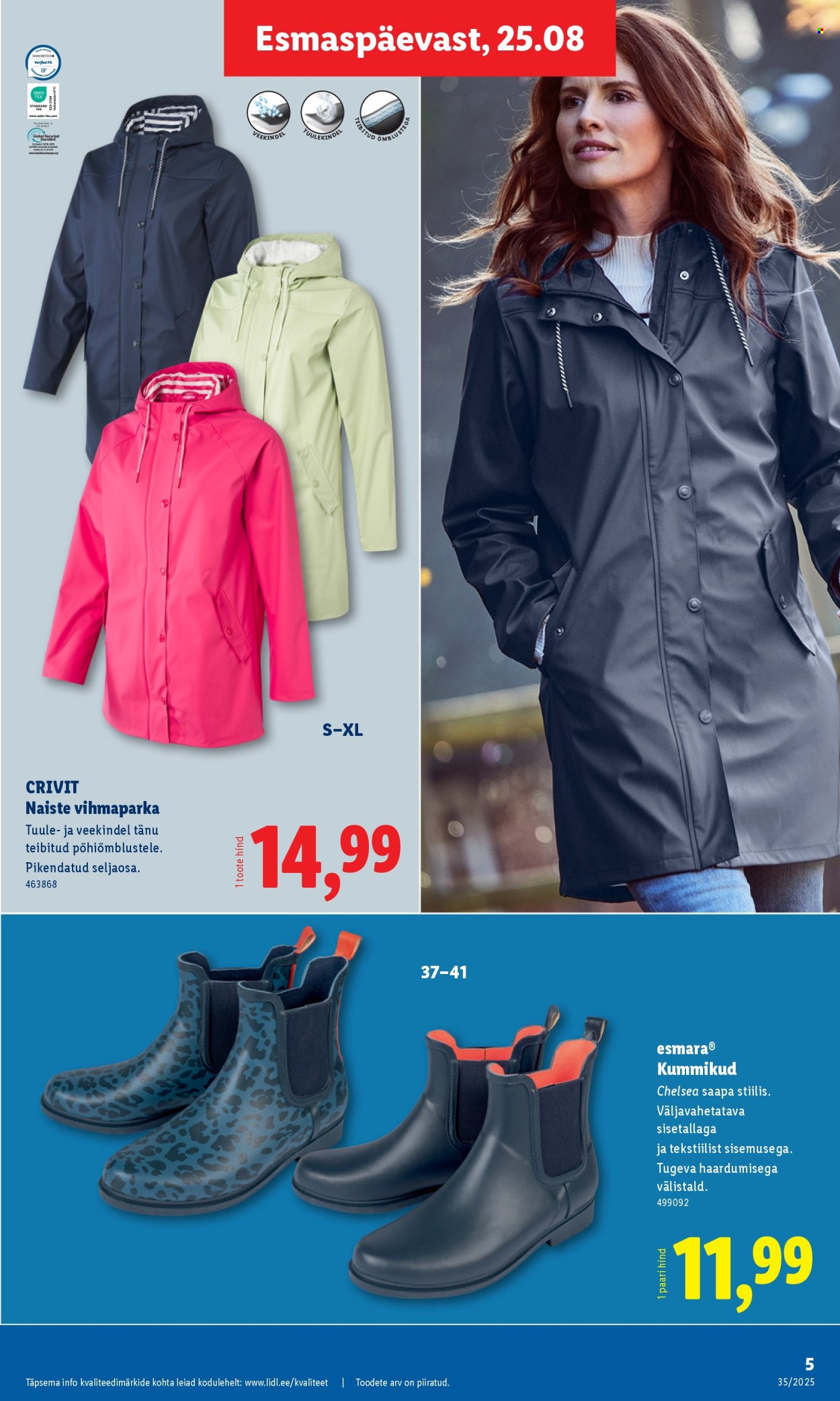 Lidl kliendileht - Tööstuskaupade pakkumised (25.08 - 31.08.2025)