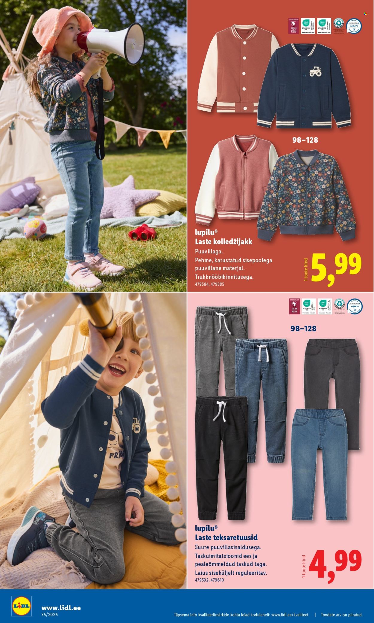 Lidl kliendileht - Tööstuskaupade pakkumised (25.08 - 31.08.2025)