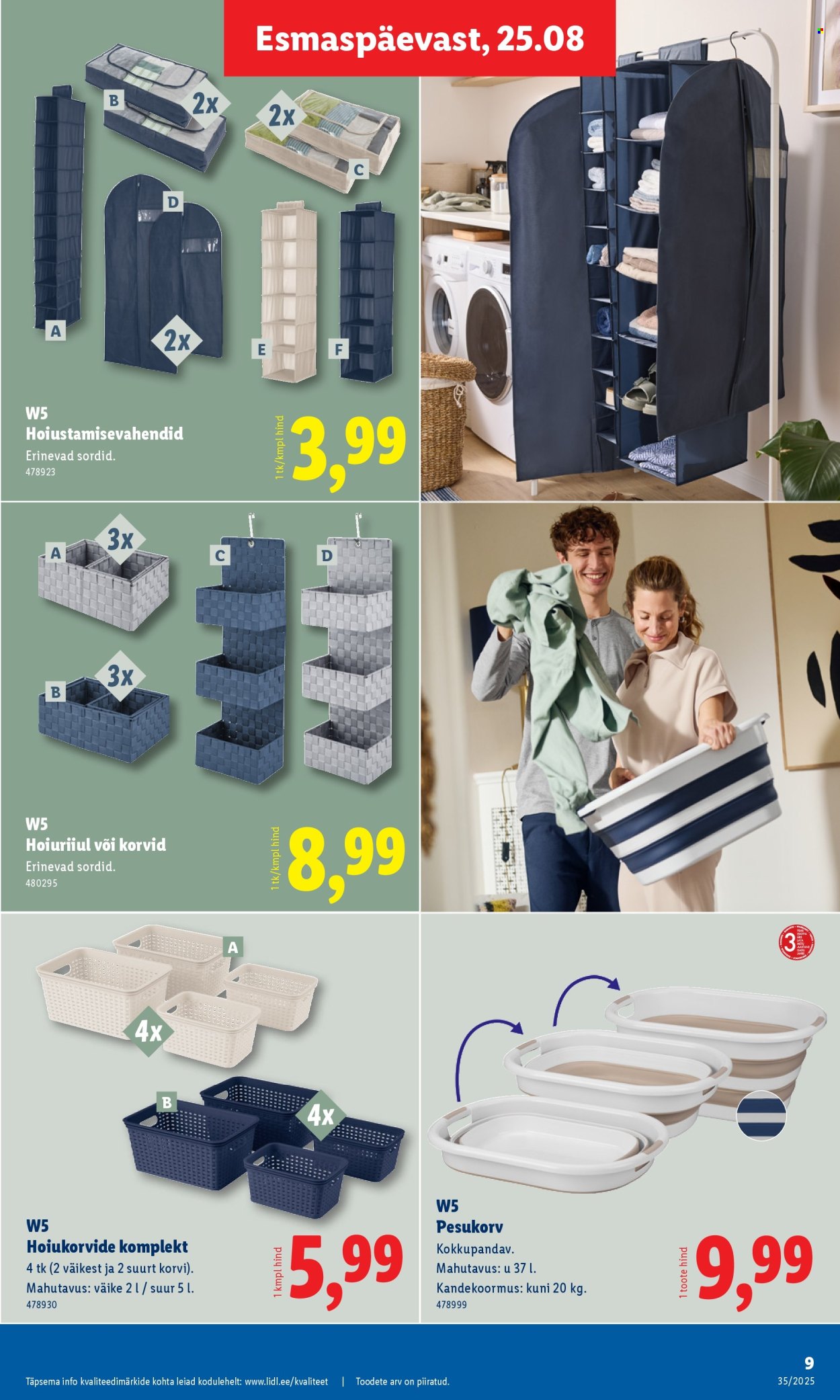 Lidl kliendileht - Tööstuskaupade pakkumised (25.08 - 31.08.2025)
