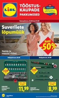 Lidl kliendileht - Tööstuskaupade pakkumised (25.08 - 31.08.2025)