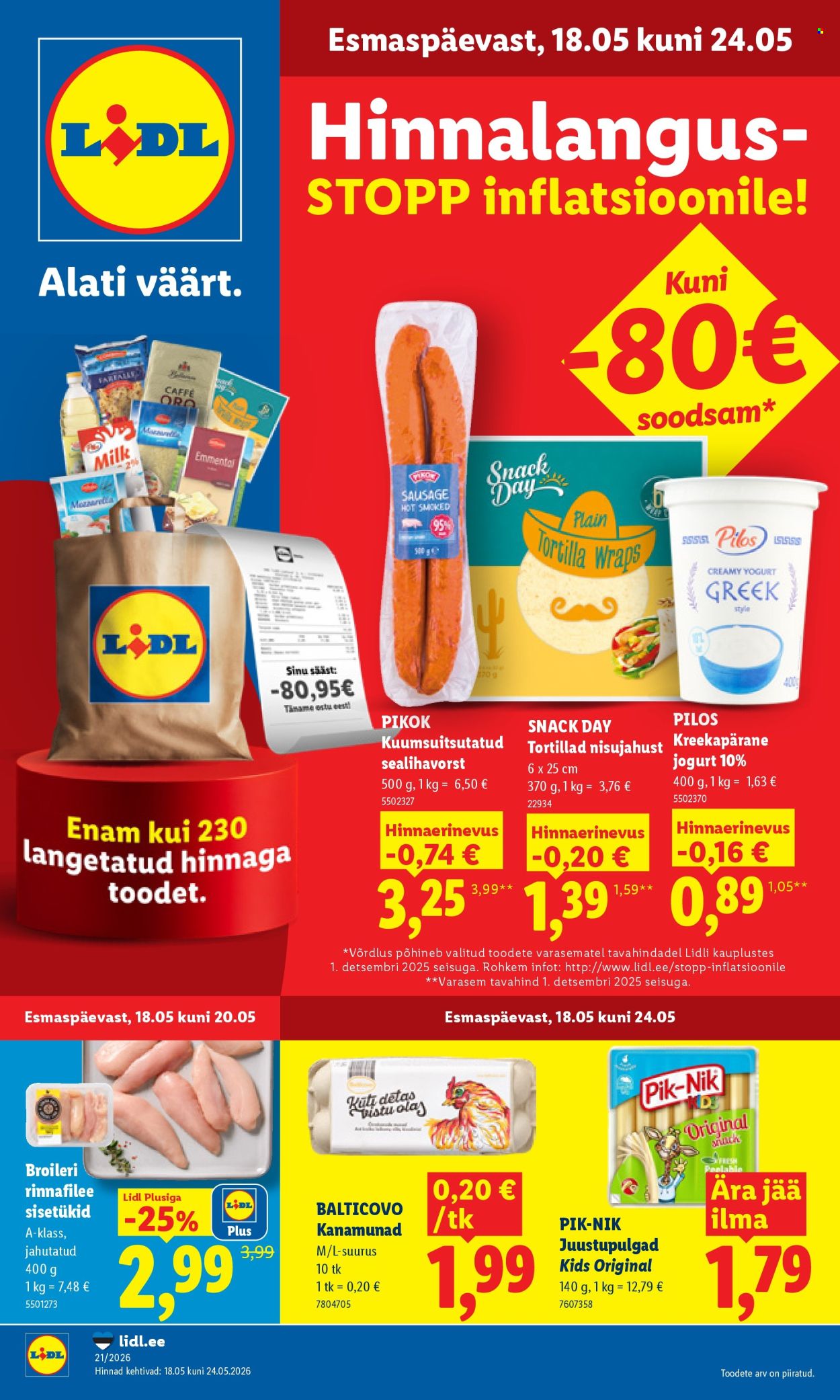 Lidl kliendileht - Kliendileht (18.05 - 24.05.2026)