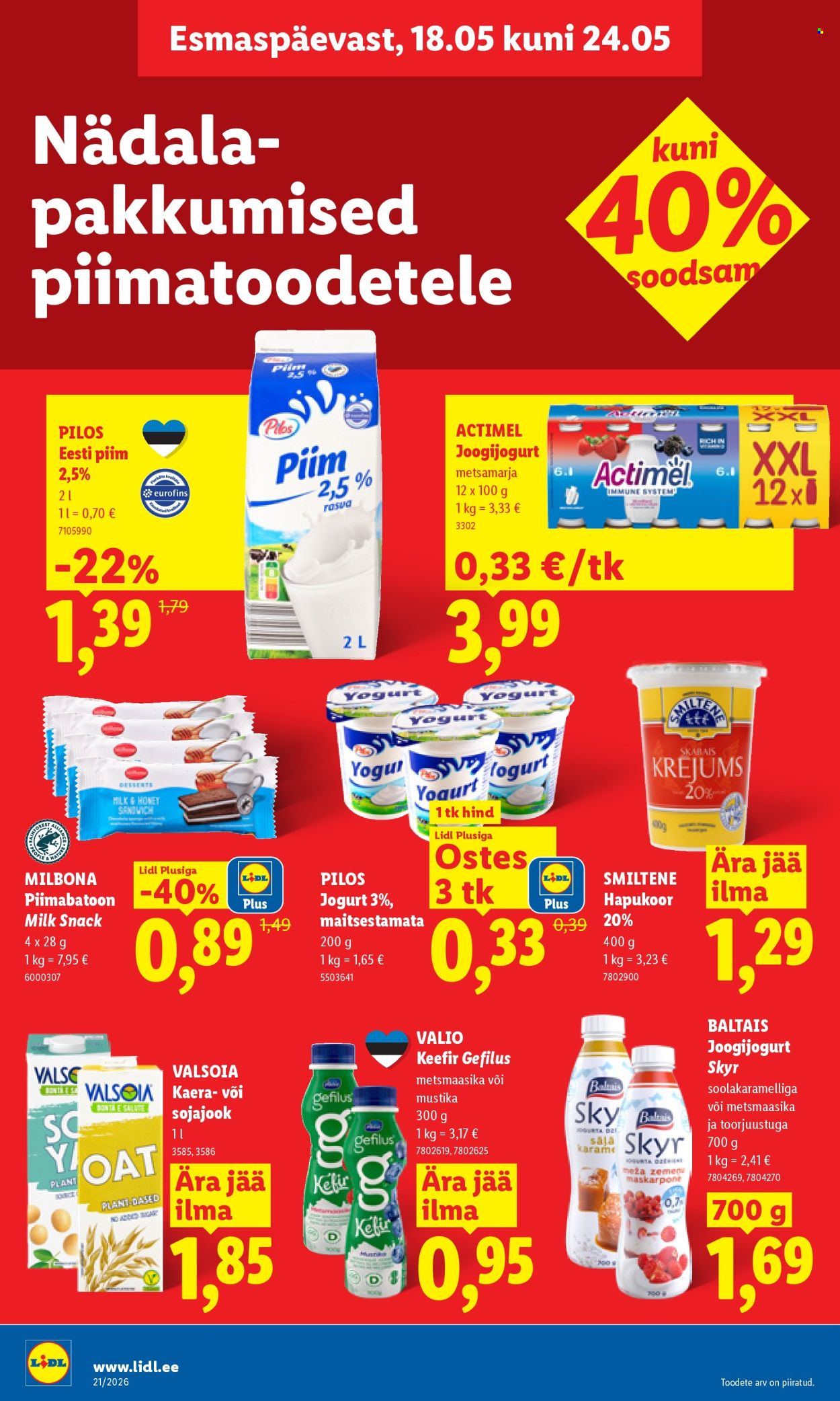 Lidl kliendileht - Kliendileht (18.05 - 24.05.2026)