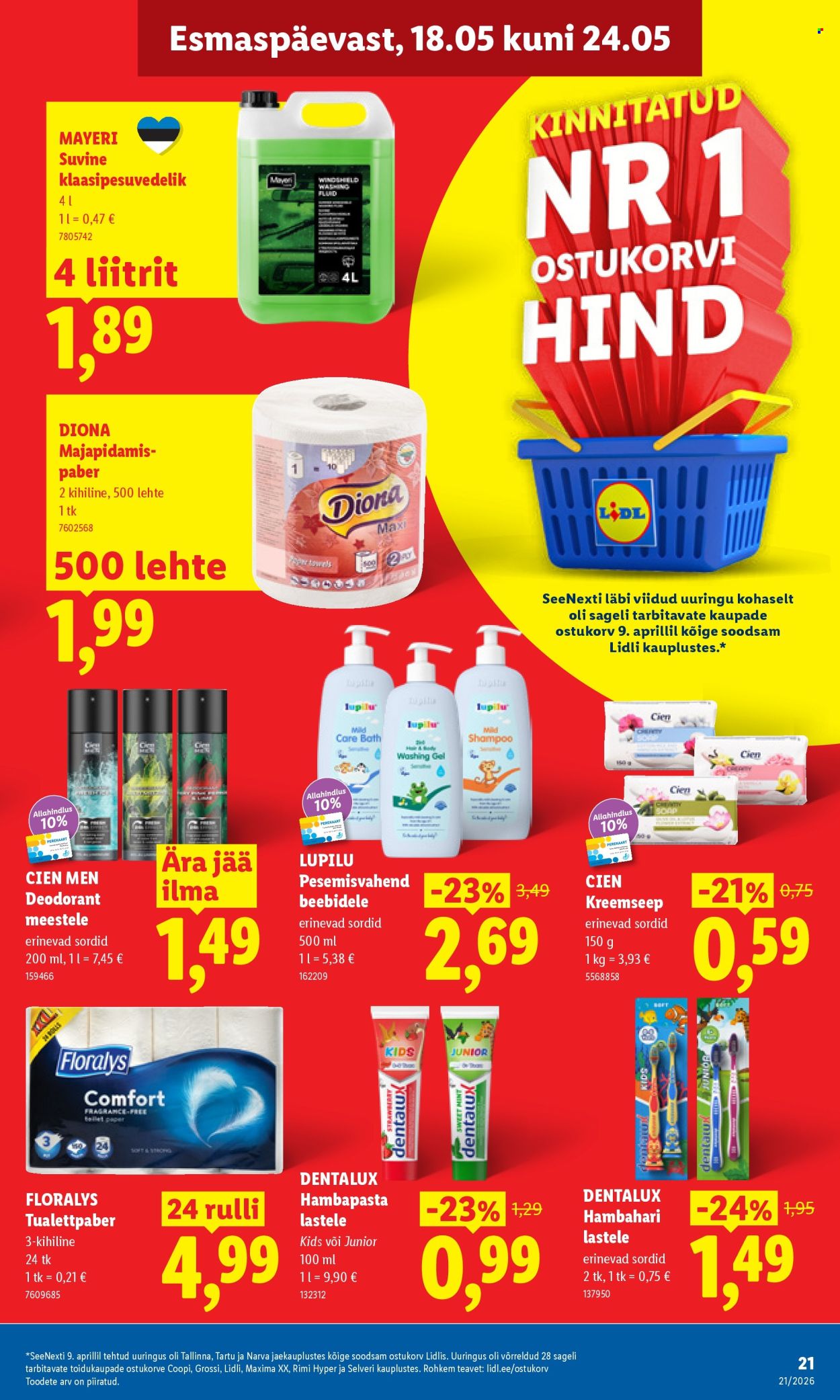 Lidl kliendileht - Kliendileht (18.05 - 24.05.2026)