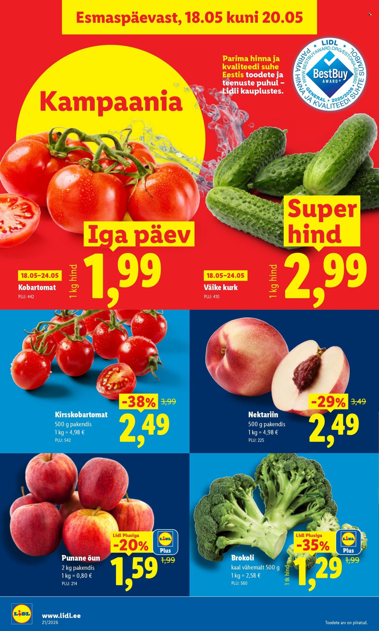 Lidl kliendileht - Kliendileht (18.05 - 24.05.2026)