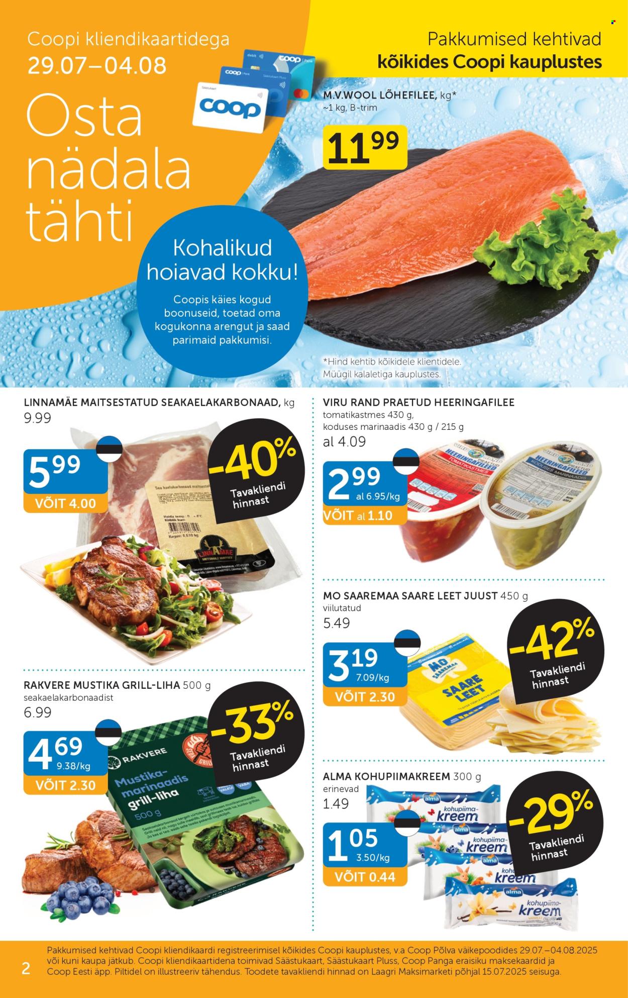Coop kliendileht (29.07 - 4.08.2025)