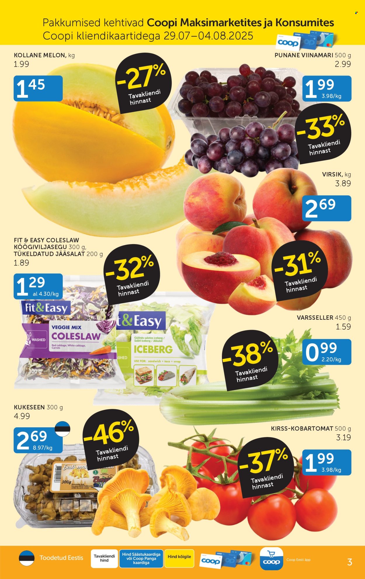 Coop kliendileht (29.07 - 4.08.2025)