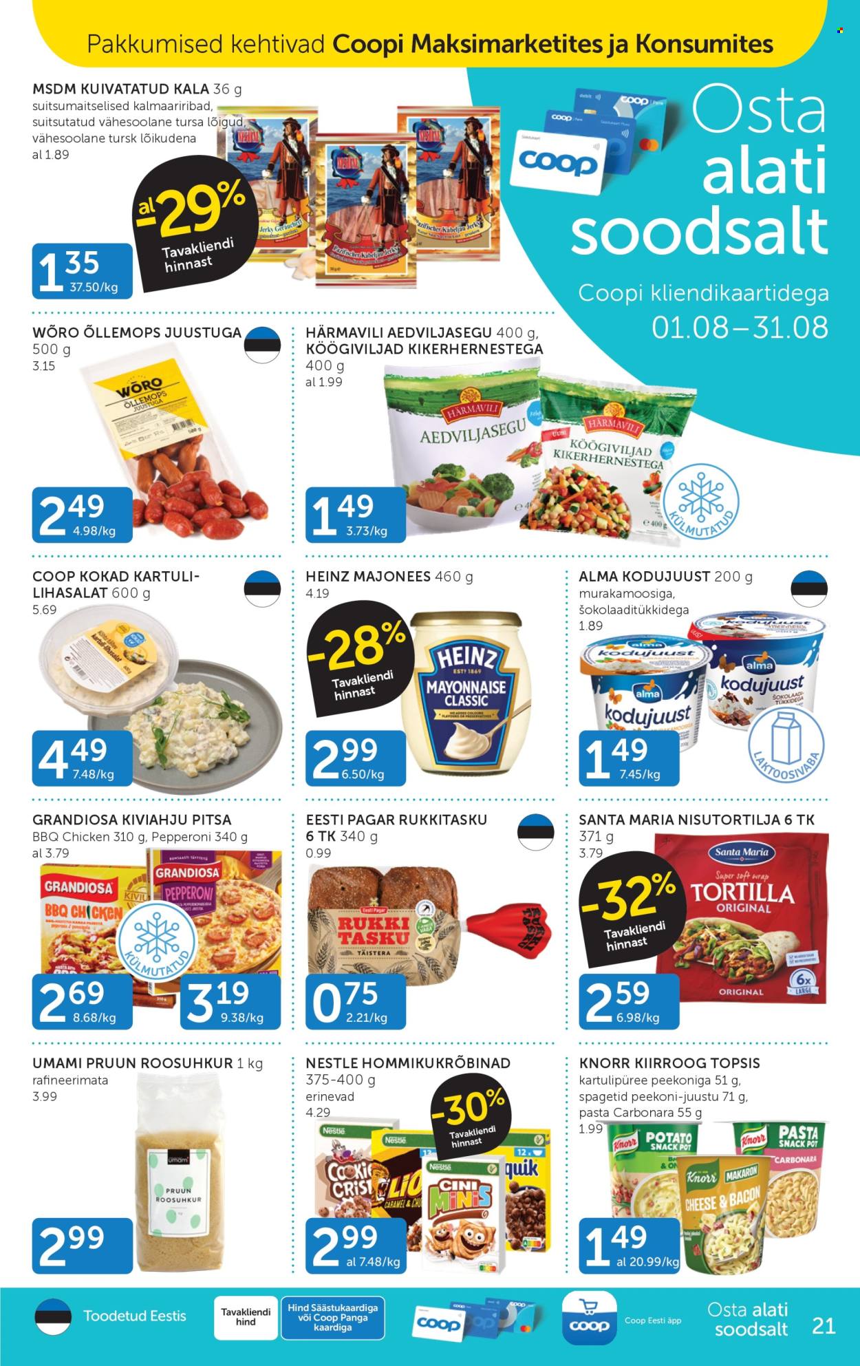 Coop kliendileht (29.07 - 4.08.2025)