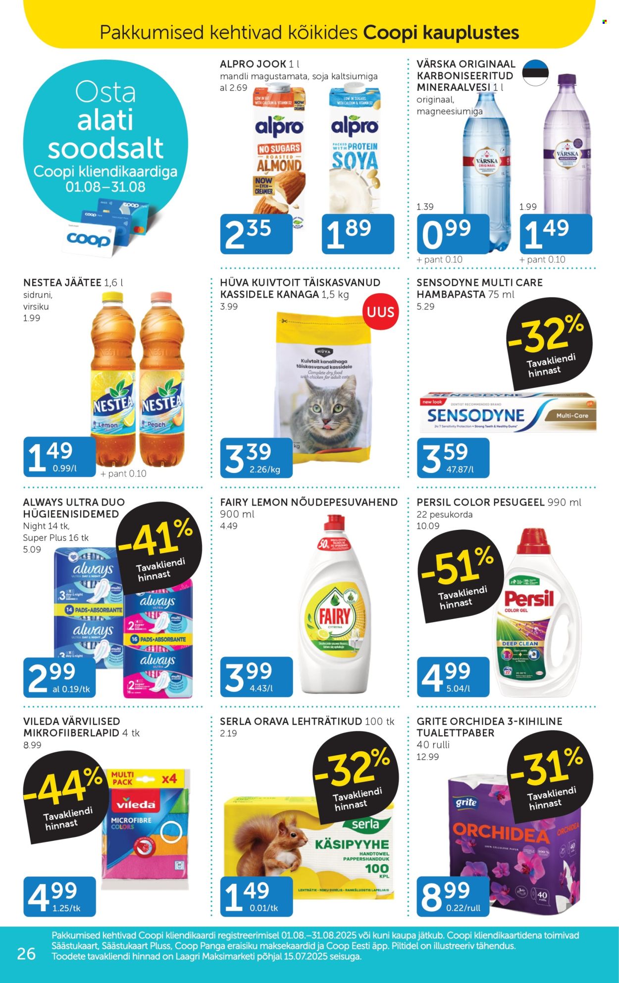 Coop kliendileht (29.07 - 4.08.2025)