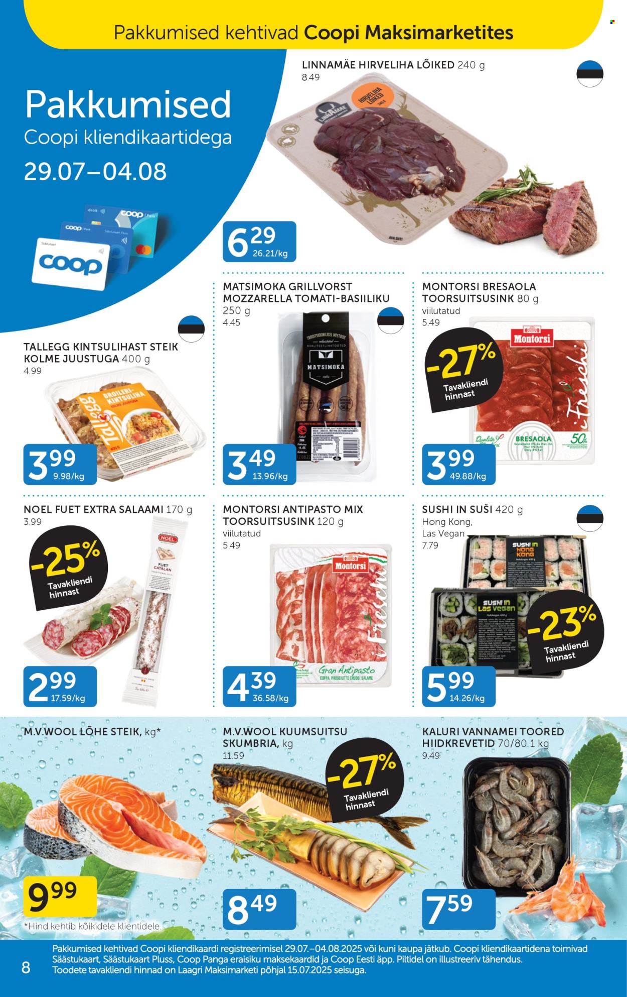 Coop kliendileht (29.07 - 4.08.2025)