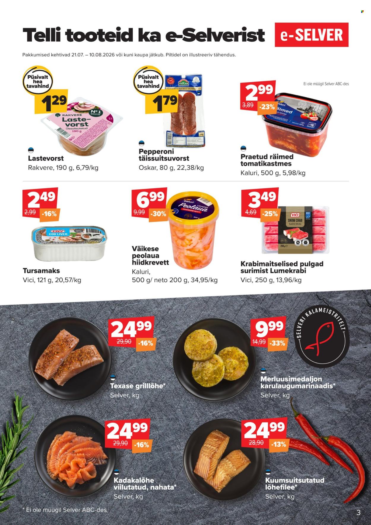 Selver kliendileht (21.07 - 10.08.2026)