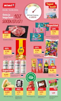 Rimi kliendileht (4.08 - 10.08.2026)