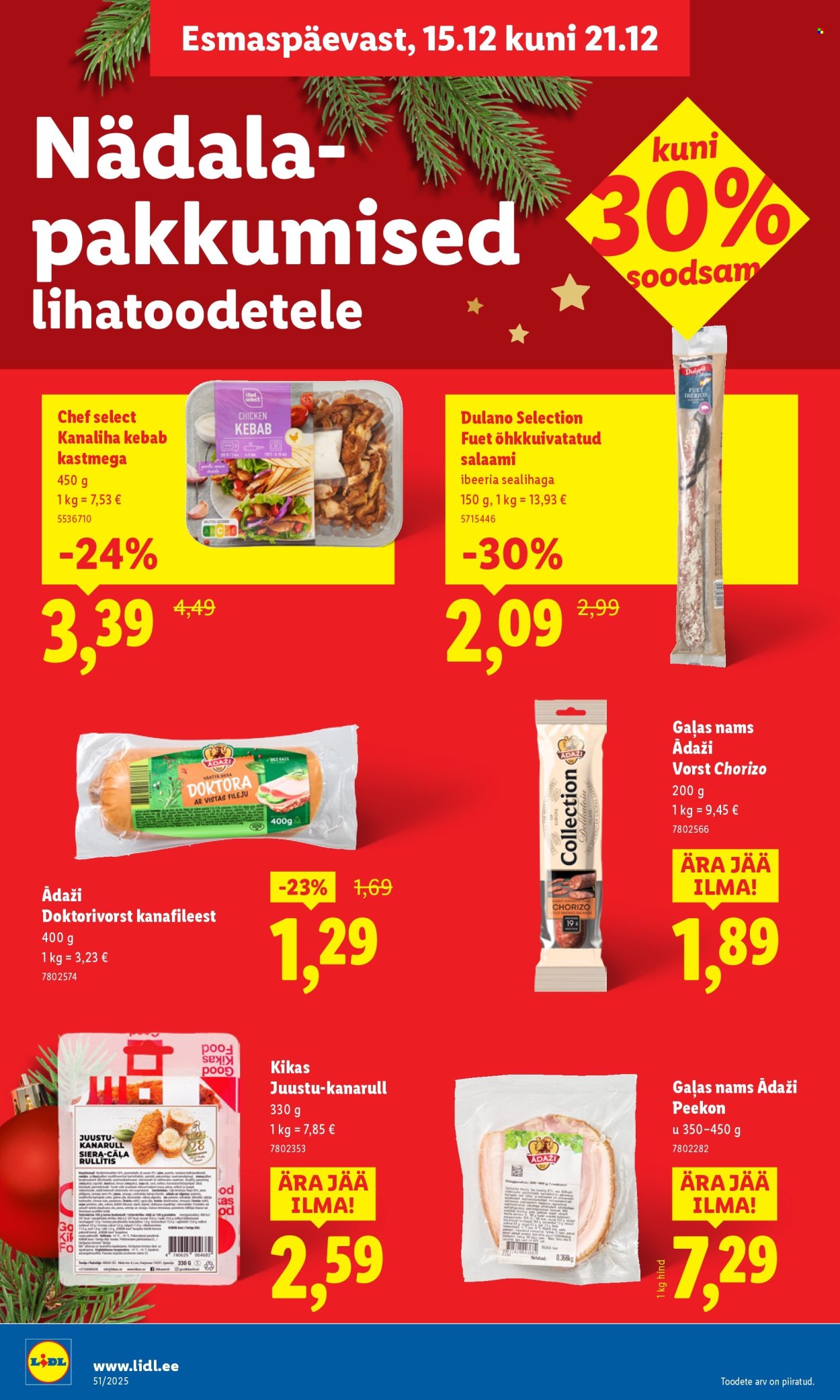 Lidl kliendileht - Kliendileht (15.12 - 21.12.2025)