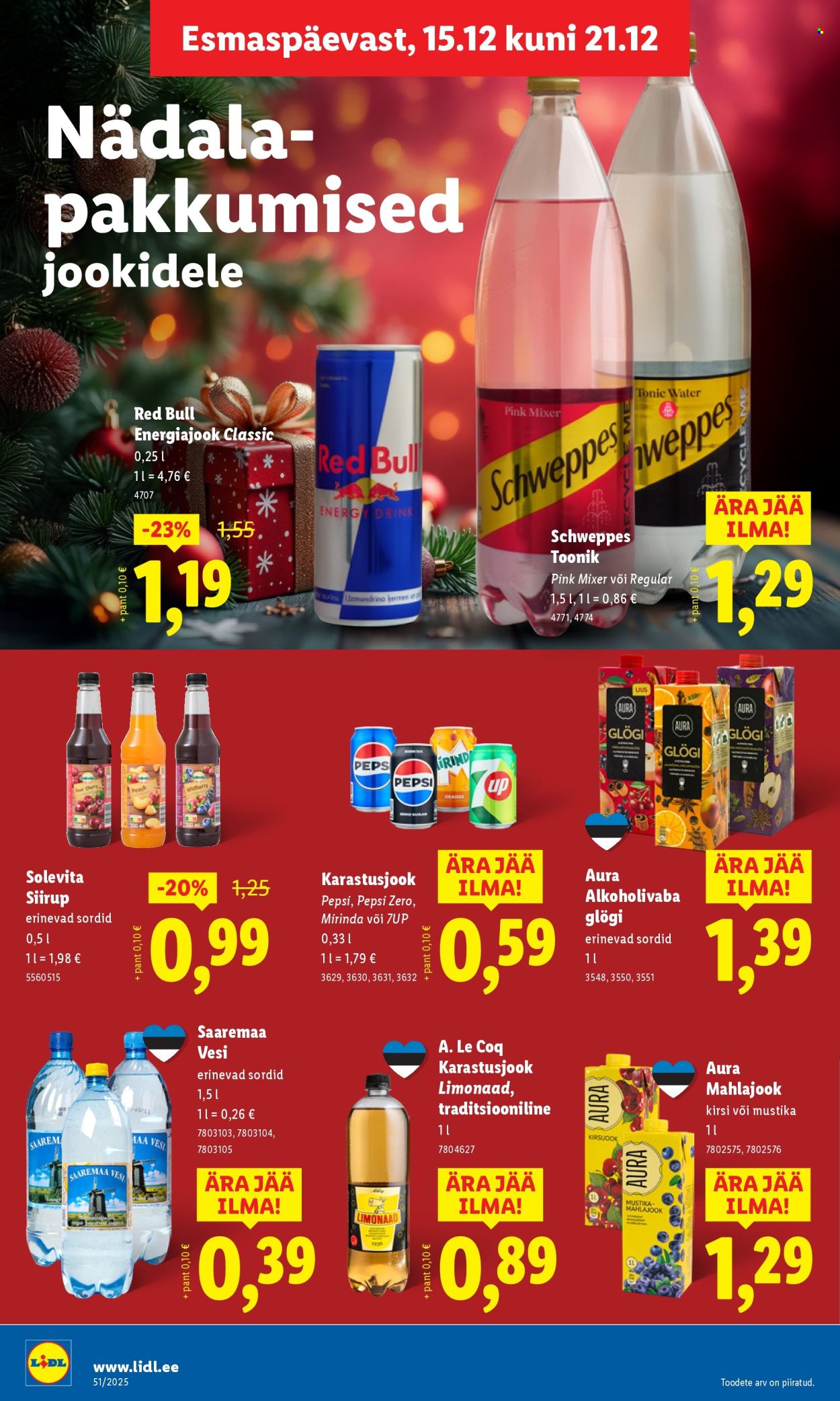 Lidl kliendileht - Kliendileht (15.12 - 21.12.2025)
