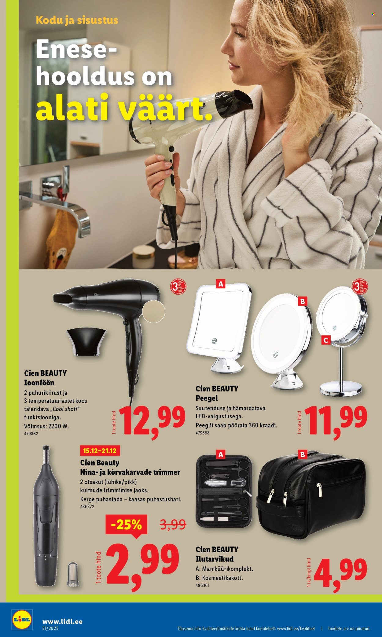 Lidl kliendileht - Kliendileht (15.12 - 21.12.2025)