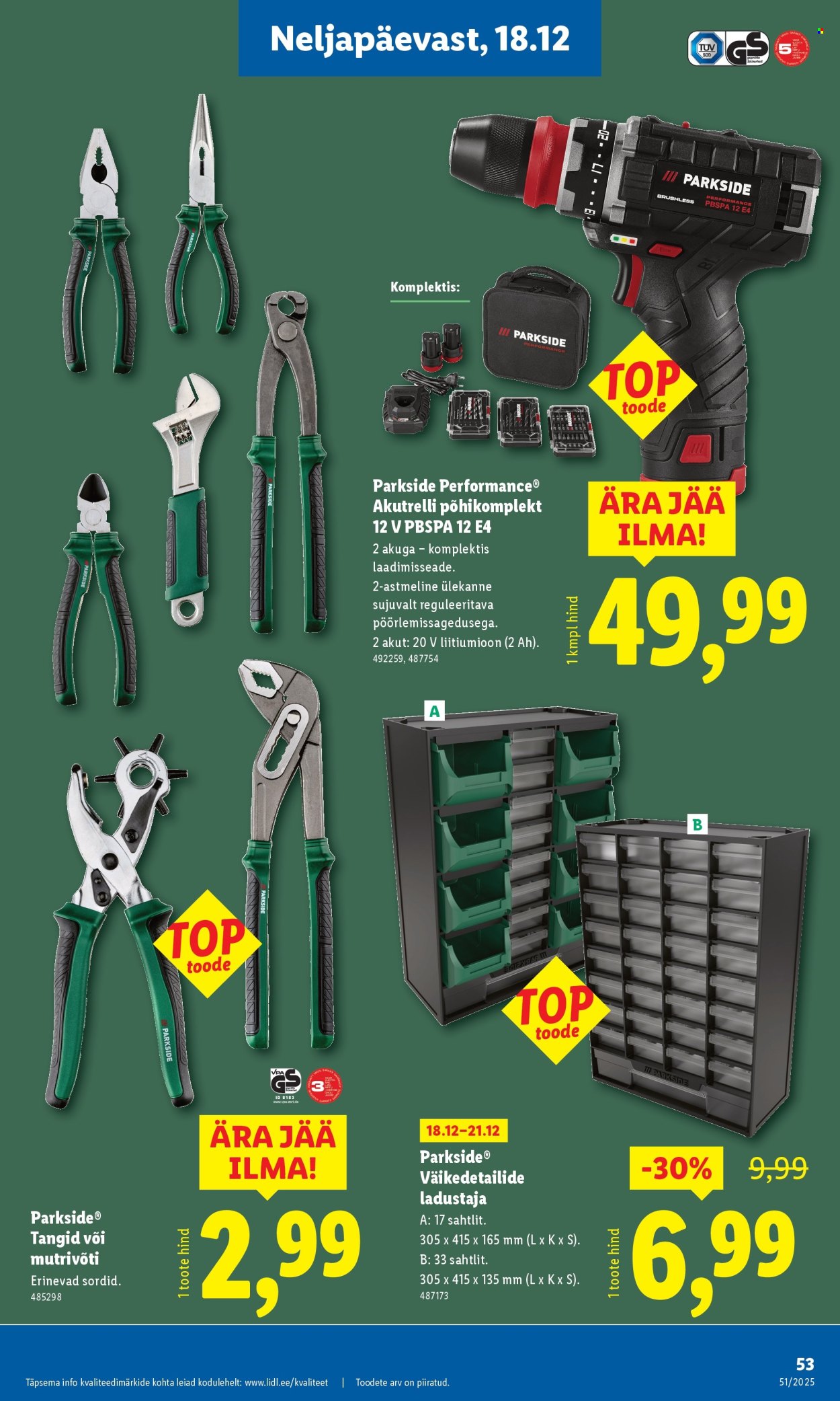 Lidl kliendileht - Kliendileht (15.12 - 21.12.2025)