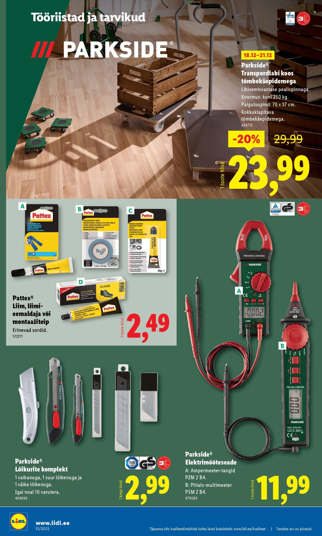 Lidl kliendileht - Kliendileht (15.12 - 21.12.2025)