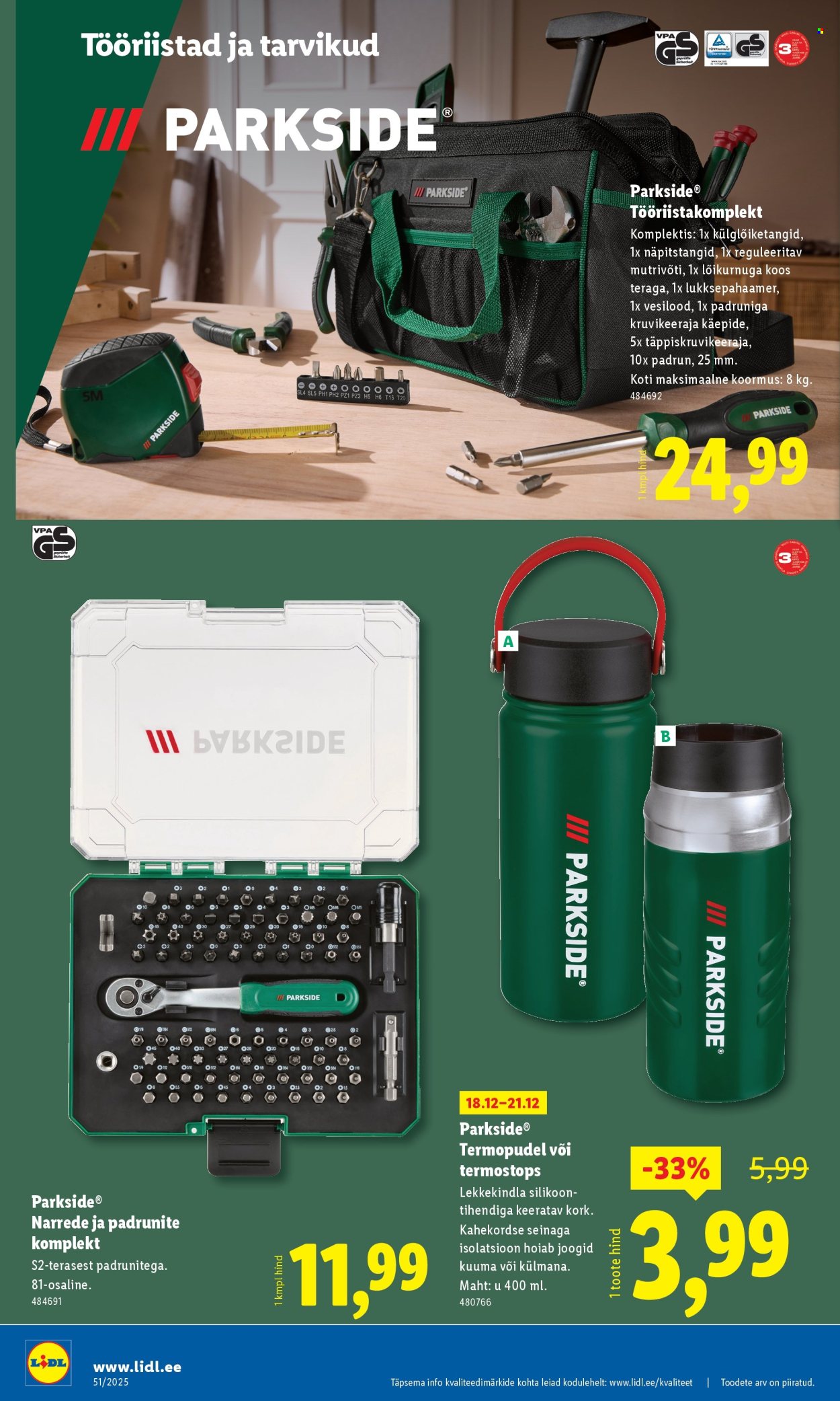 Lidl kliendileht - Kliendileht (15.12 - 21.12.2025)