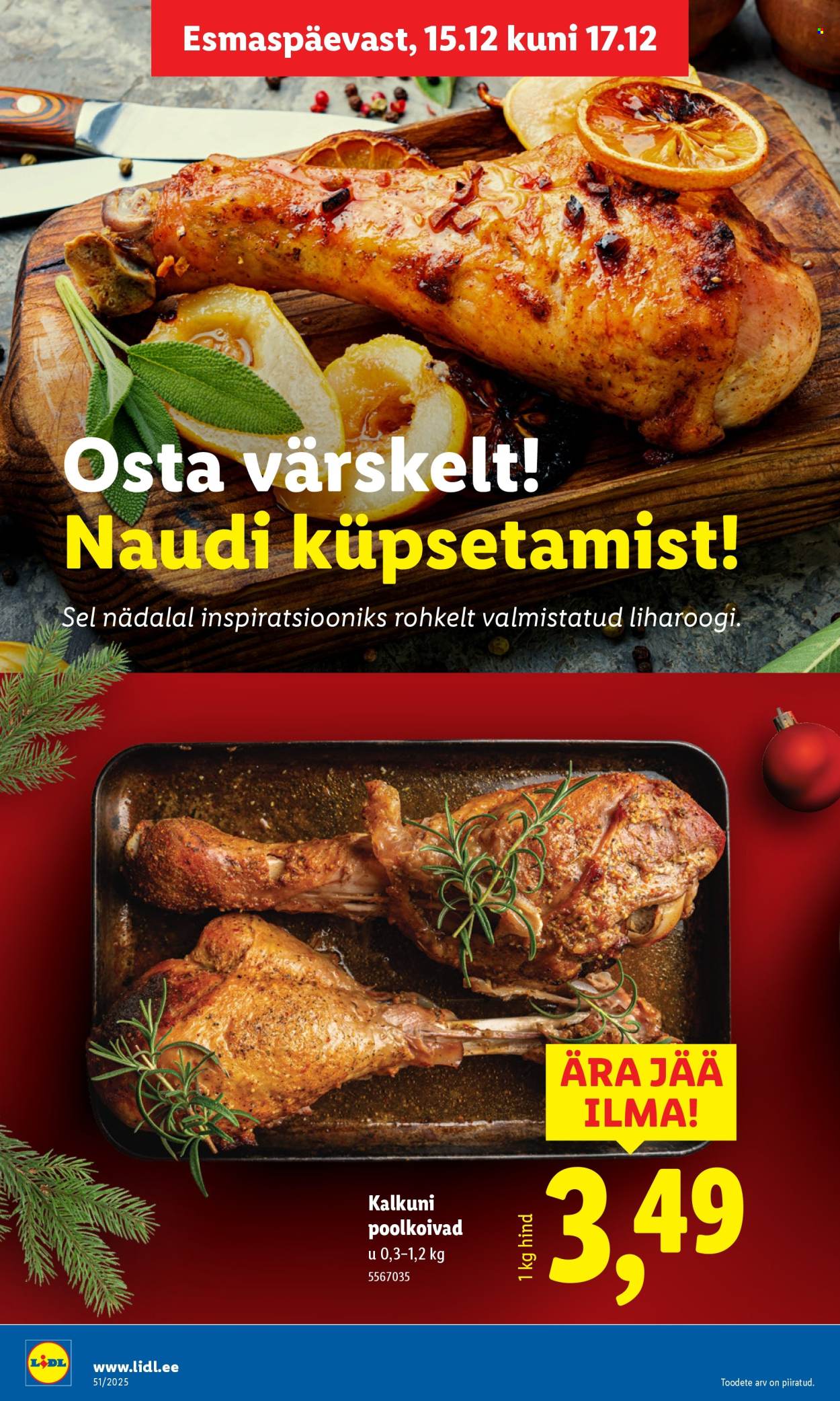 Lidl kliendileht - Kliendileht (15.12 - 21.12.2025)