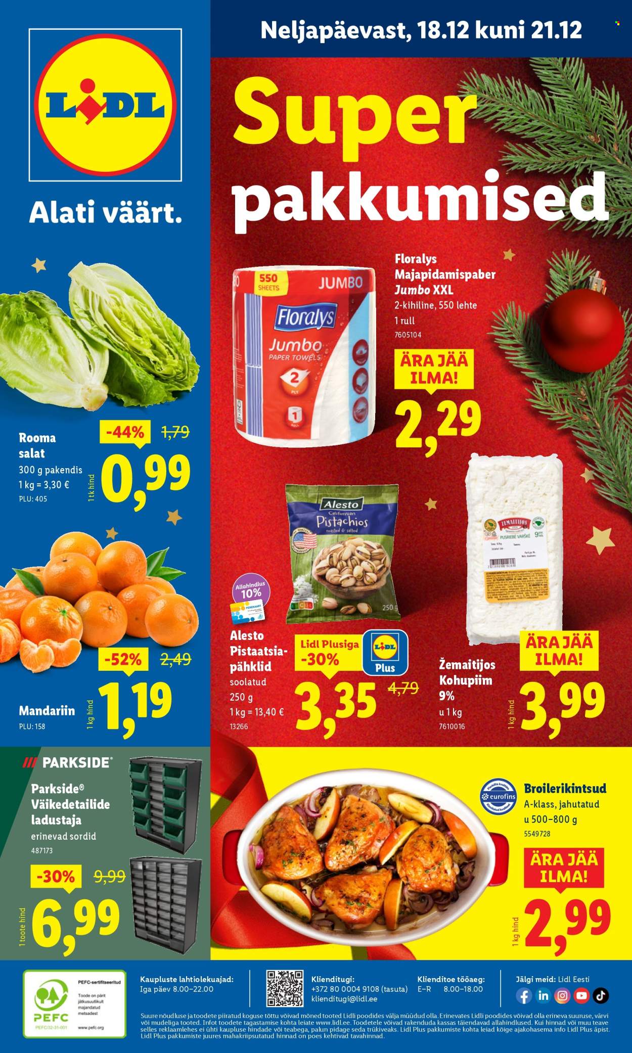 Lidl kliendileht - Kliendileht (15.12 - 21.12.2025)