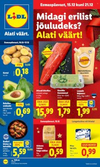 Lidl kliendileht - Kliendileht (15.12 - 21.12.2025)