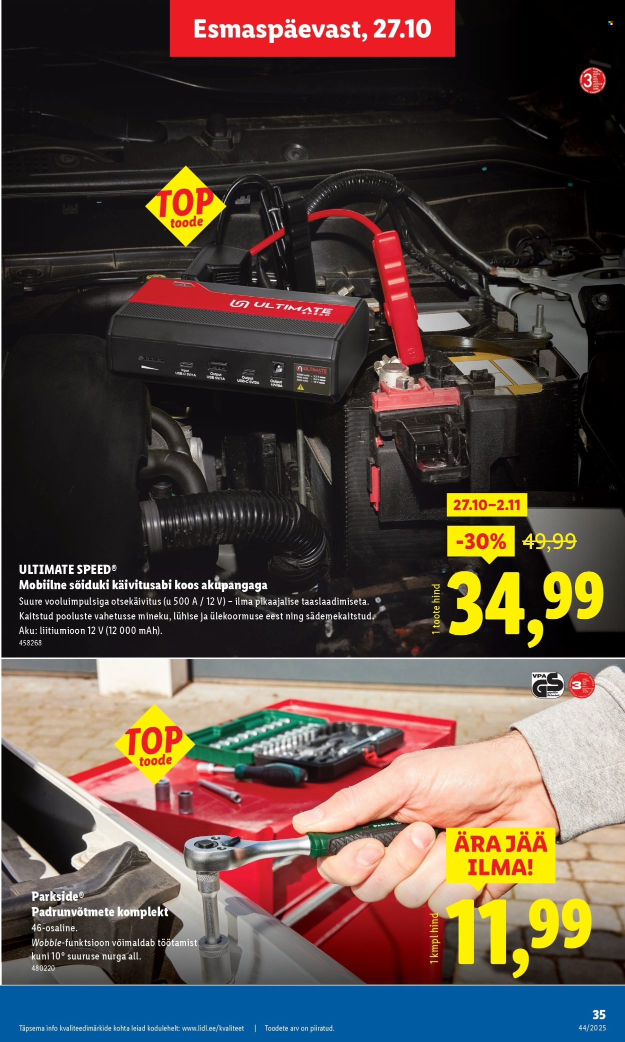Lidl kliendileht - Kliendileht (27.10 - 2.11.2025)